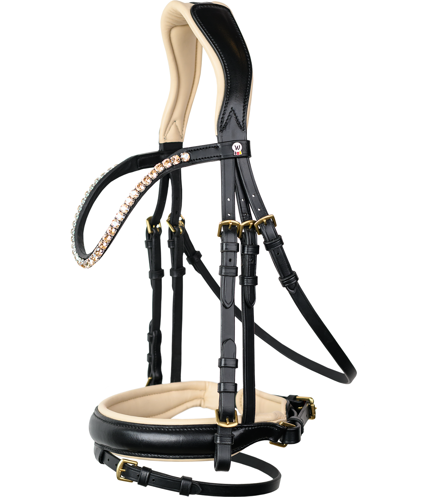 Trensenzaum X-Line Ivory, schwed.komb.