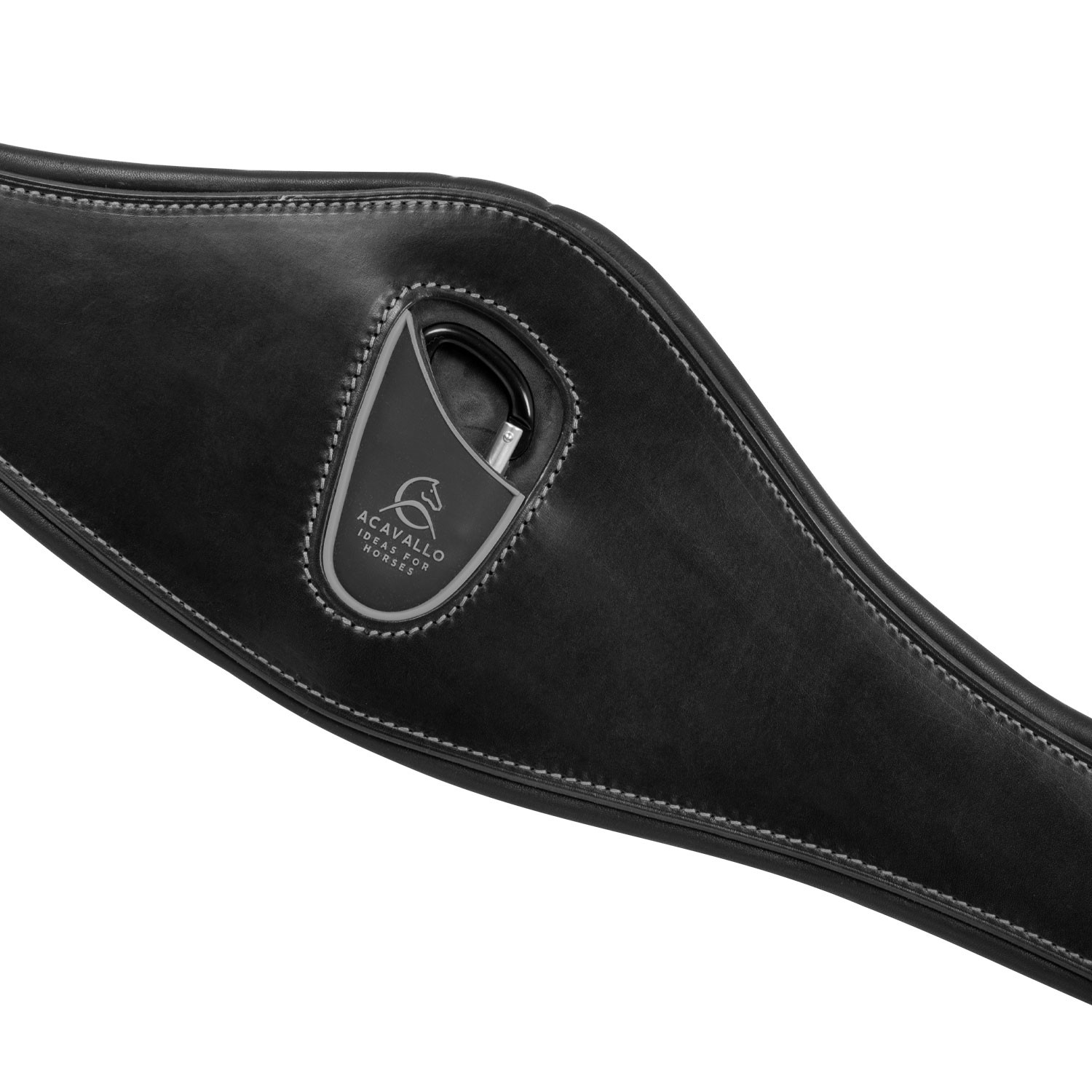 Anatomischer Springsattelgurt Kalbsleder