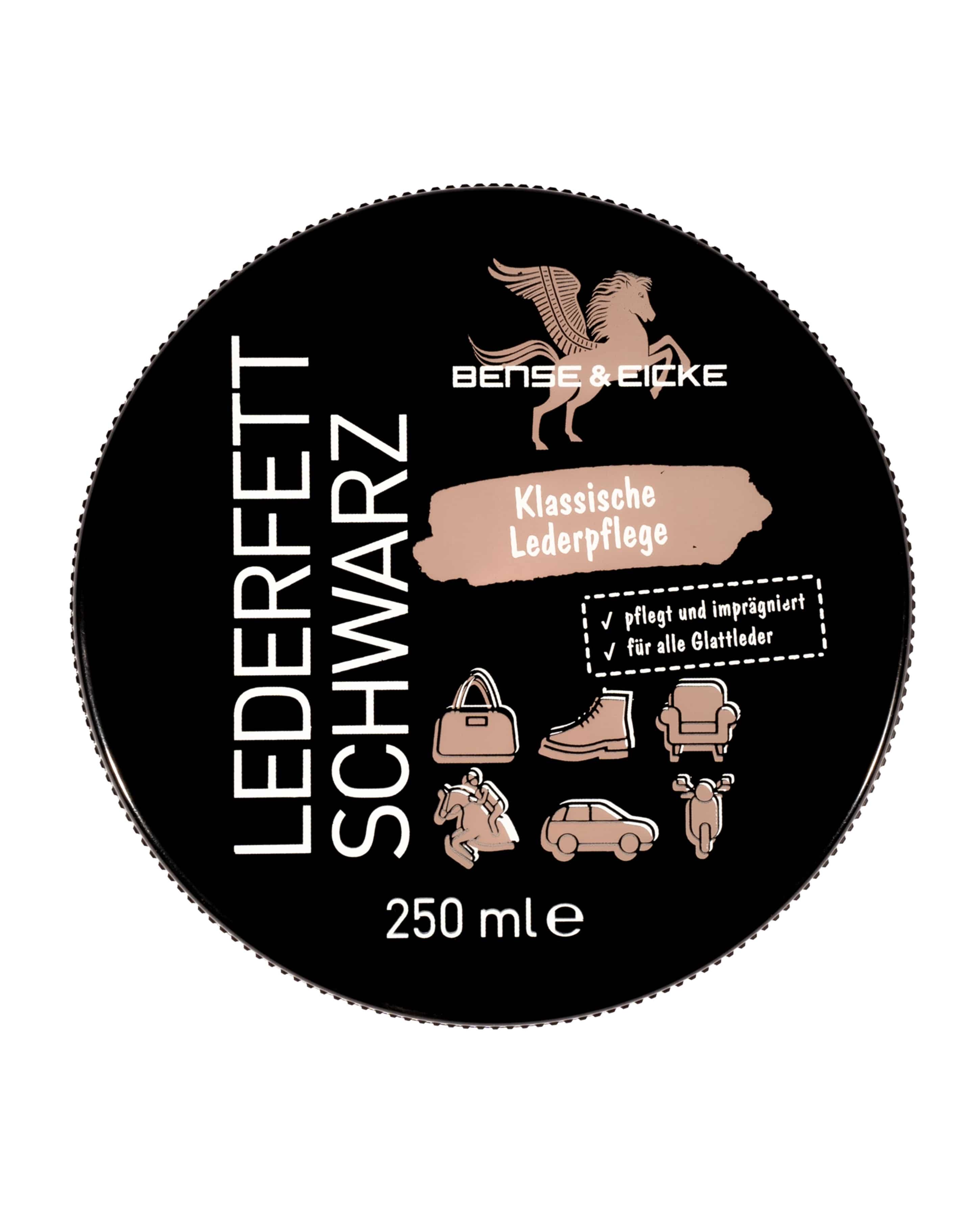Lederfett schwarz, 250 ml