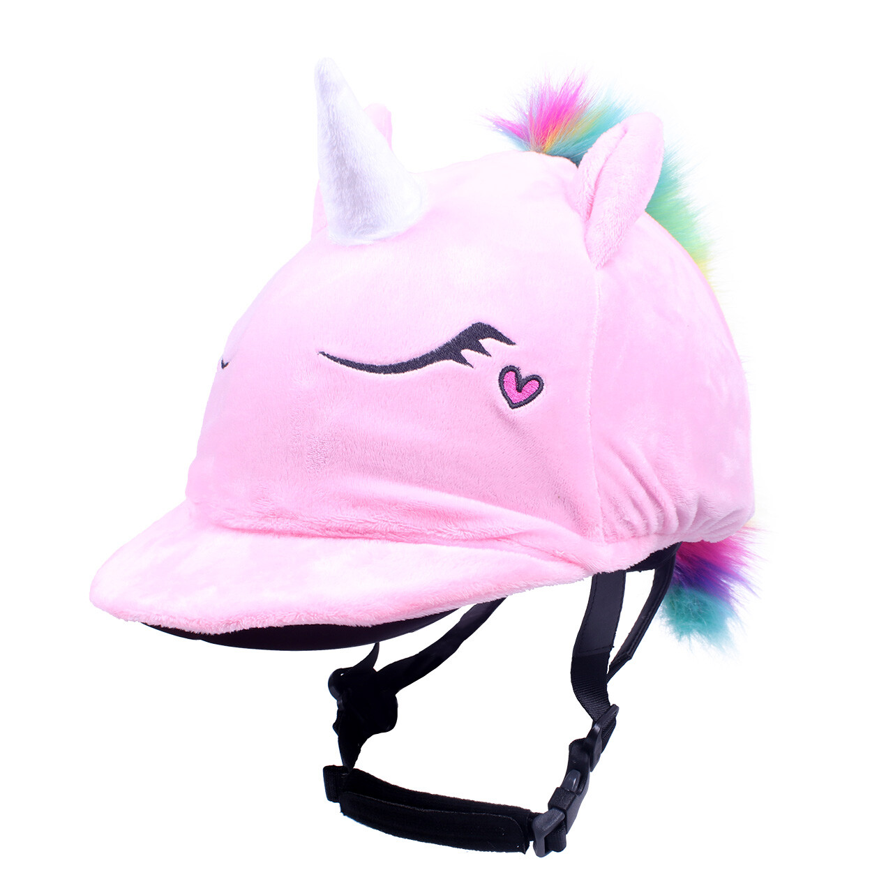 Riding helmet cover unicorn