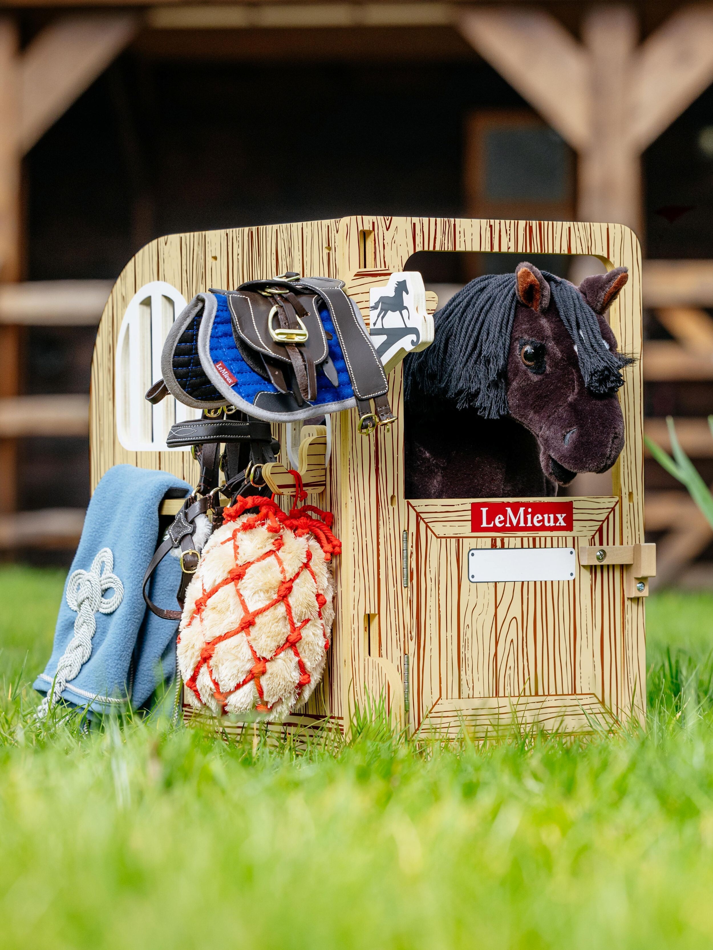 Toy Pony Stallset van hout