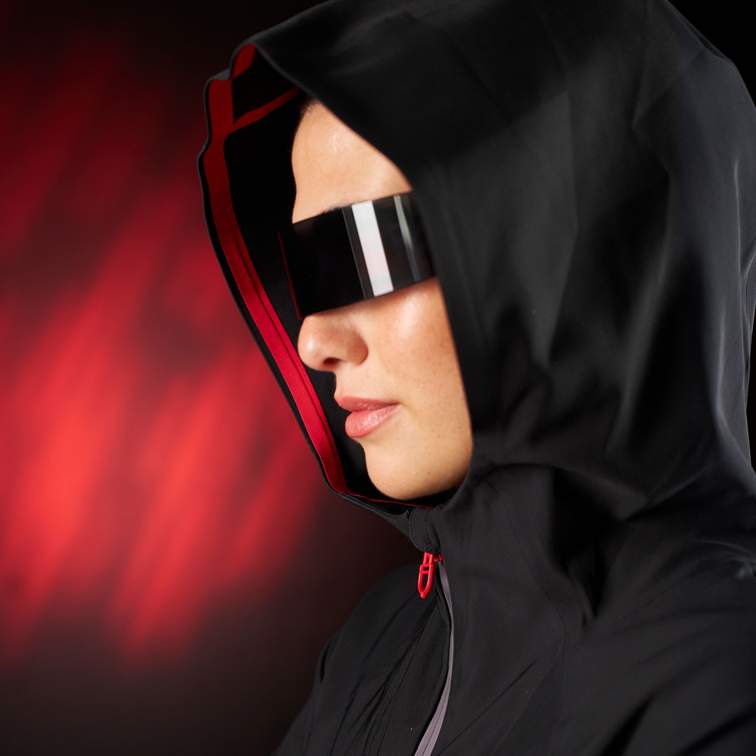 Technische Damen-Kapuzenjacke