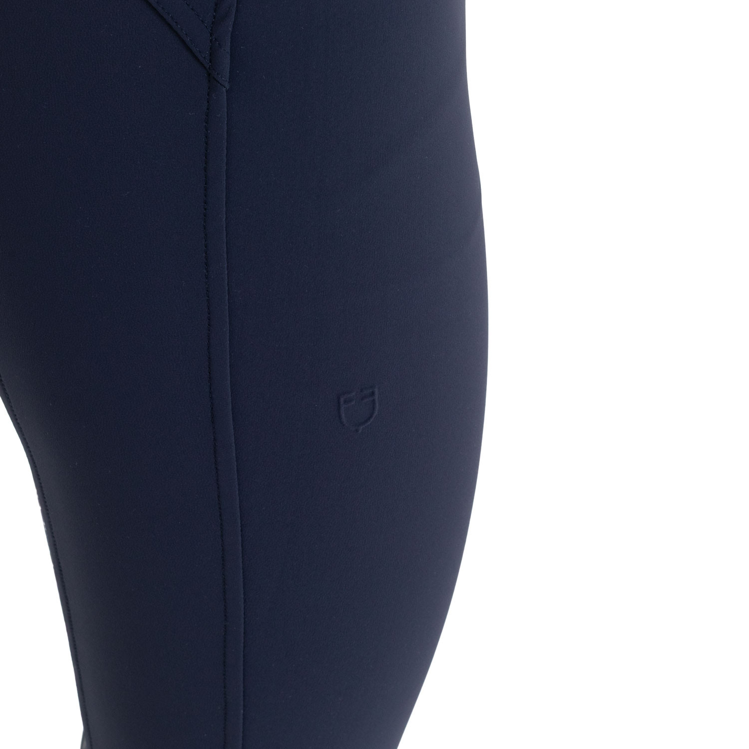 Pantalon d'équitation femme taille haute à fond intégral en tissu bi-stretch