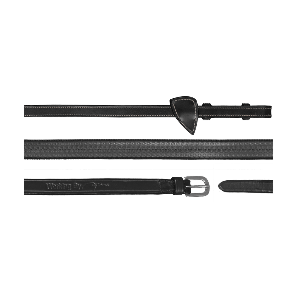 5/8" (16 mm) rênes caoutchoutées