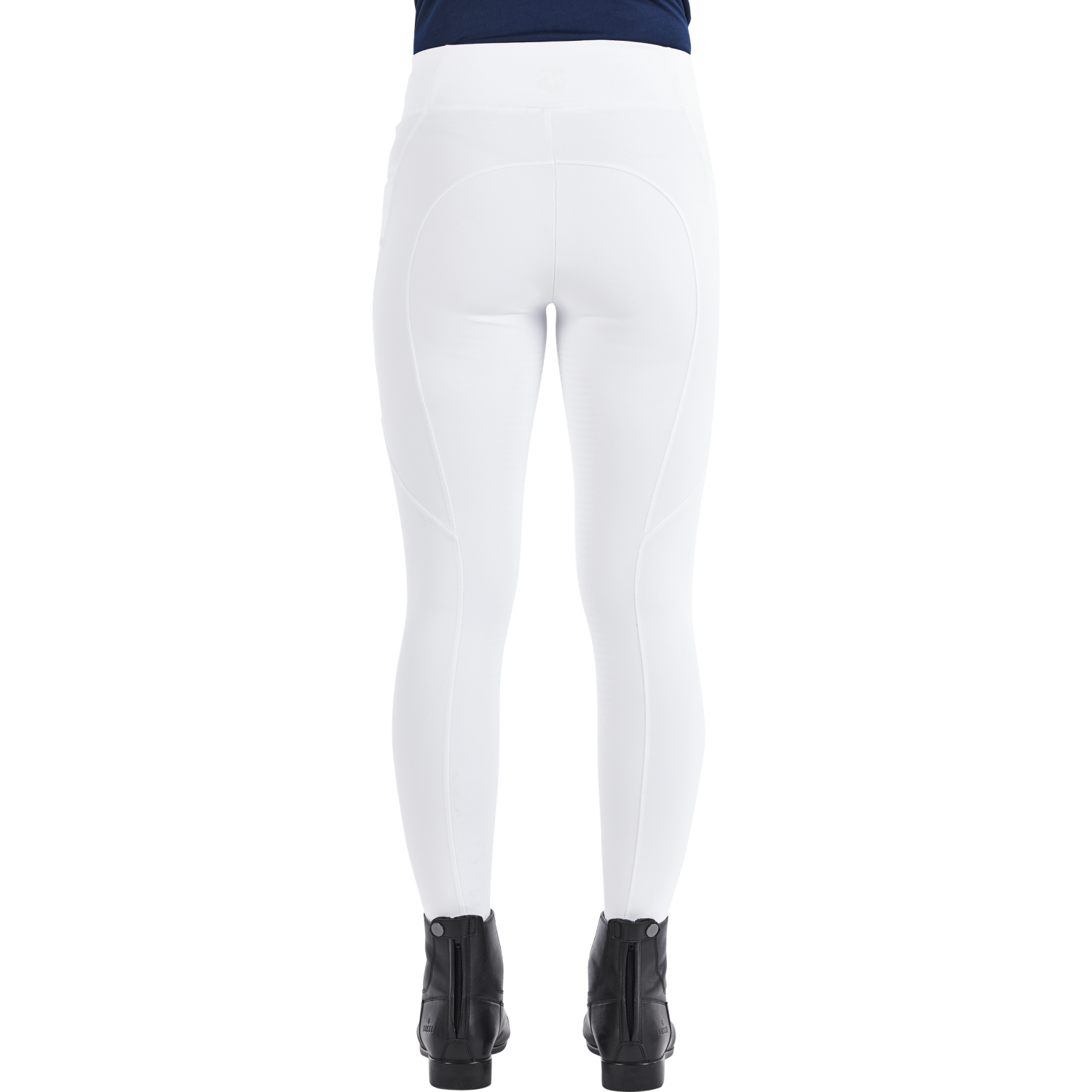 Reitleggings Damen Venja Show mit 3/4 Grip