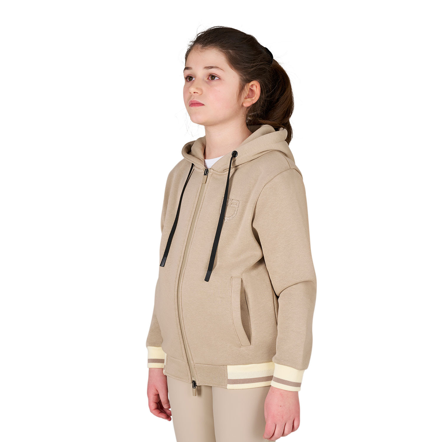Unisex-Kinder-Hoodie mit Frontreißverschluss