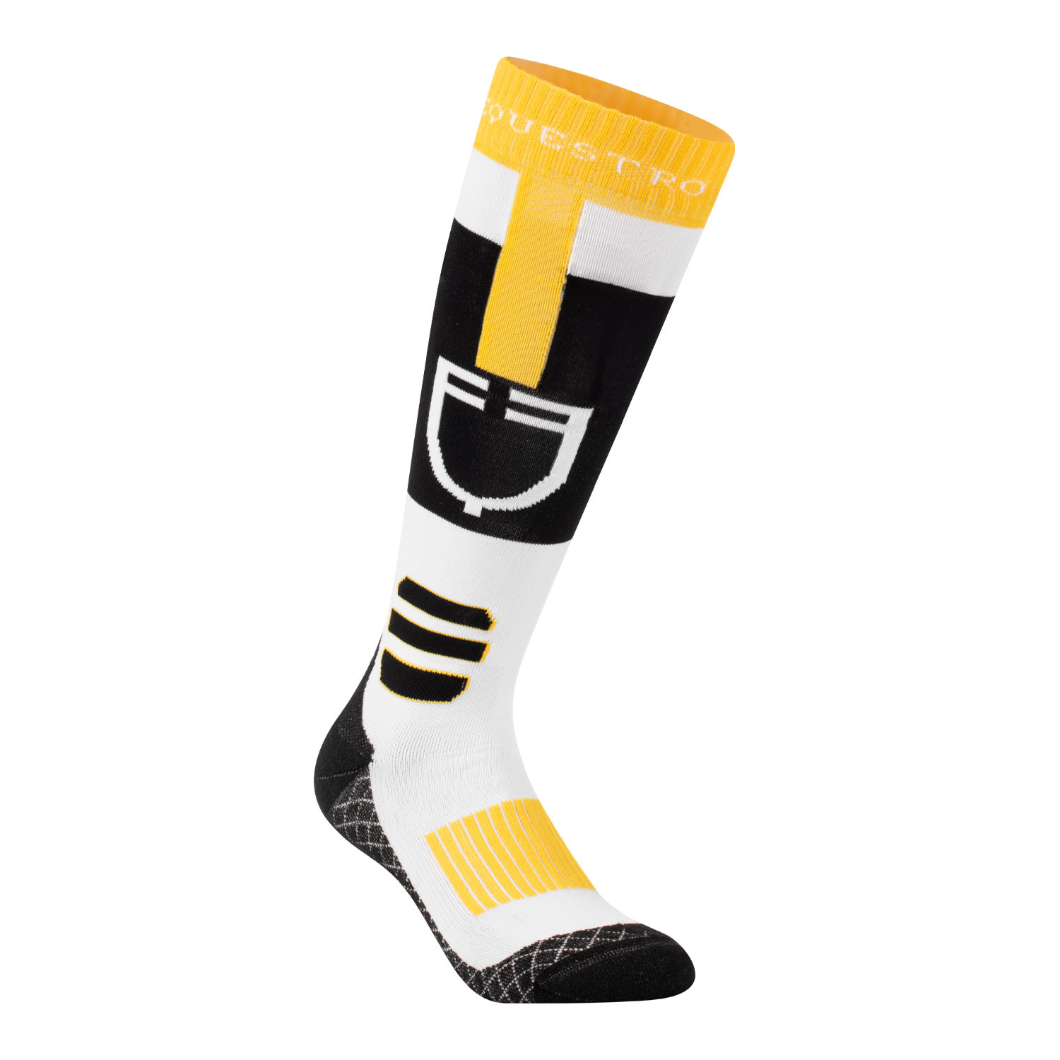 Socke aus atmungsaktivem Funktionsgewebe mit Logo