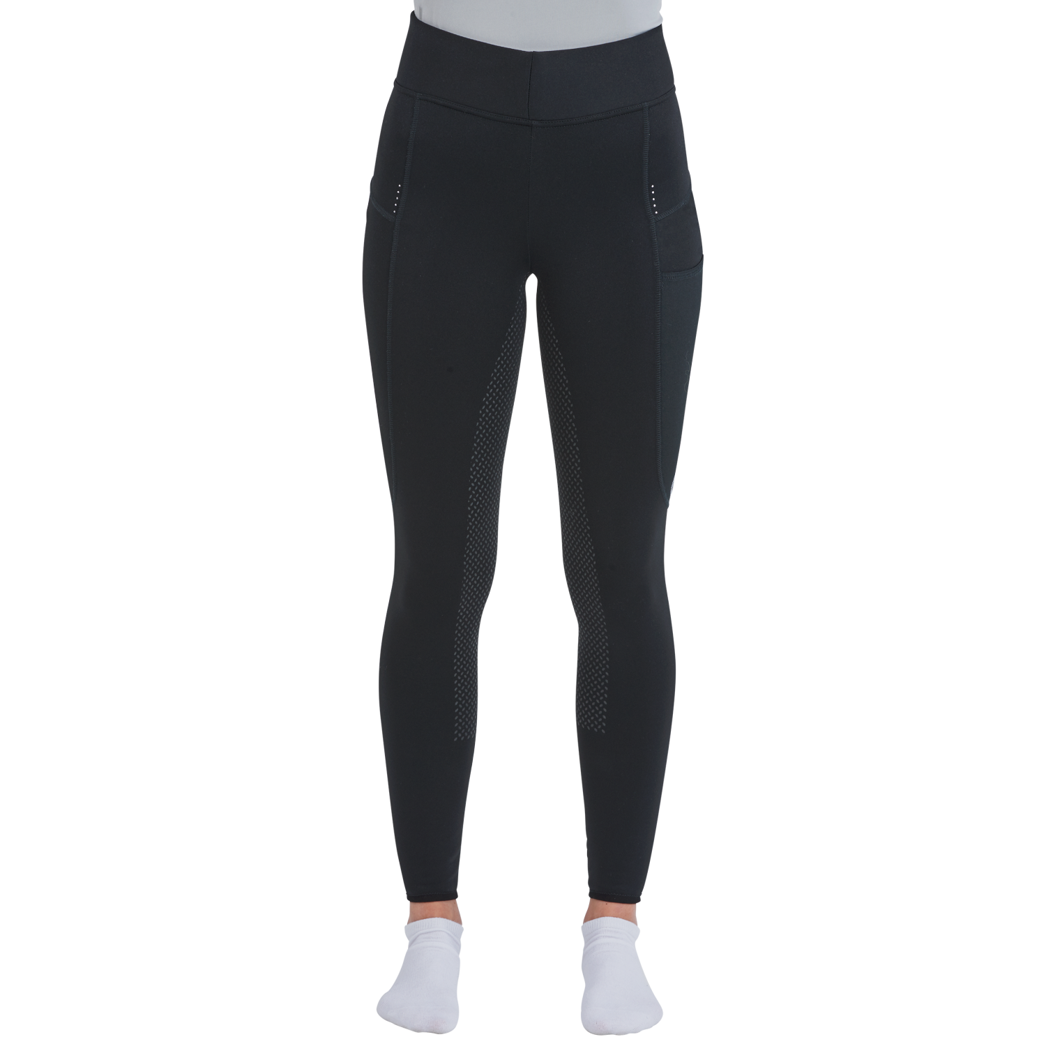 Reitleggings Damen Nurmes Winter II mit Vollgrip