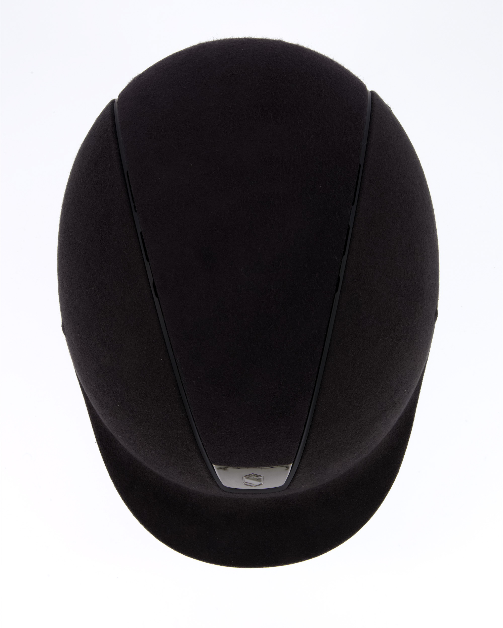 Riding helmet Premium Alcantara Matt Black in black