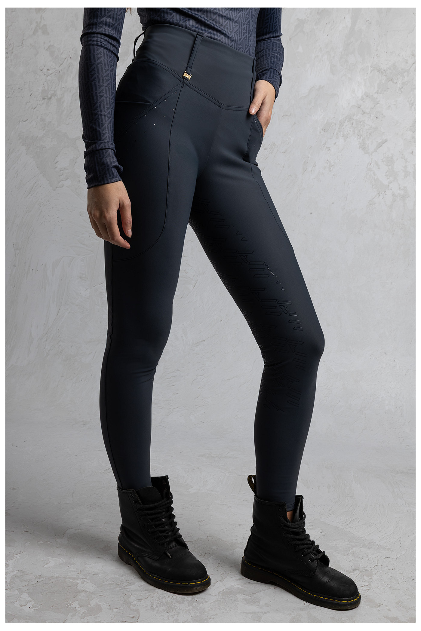 Reitleggings Solidarity Silikon-Vollbesatz XR262103