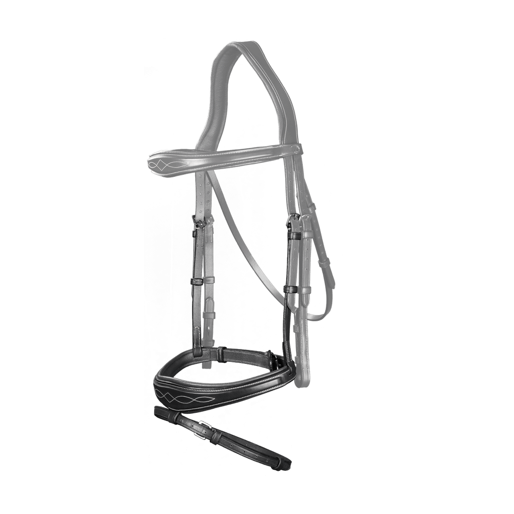 Anatomical flash noseband