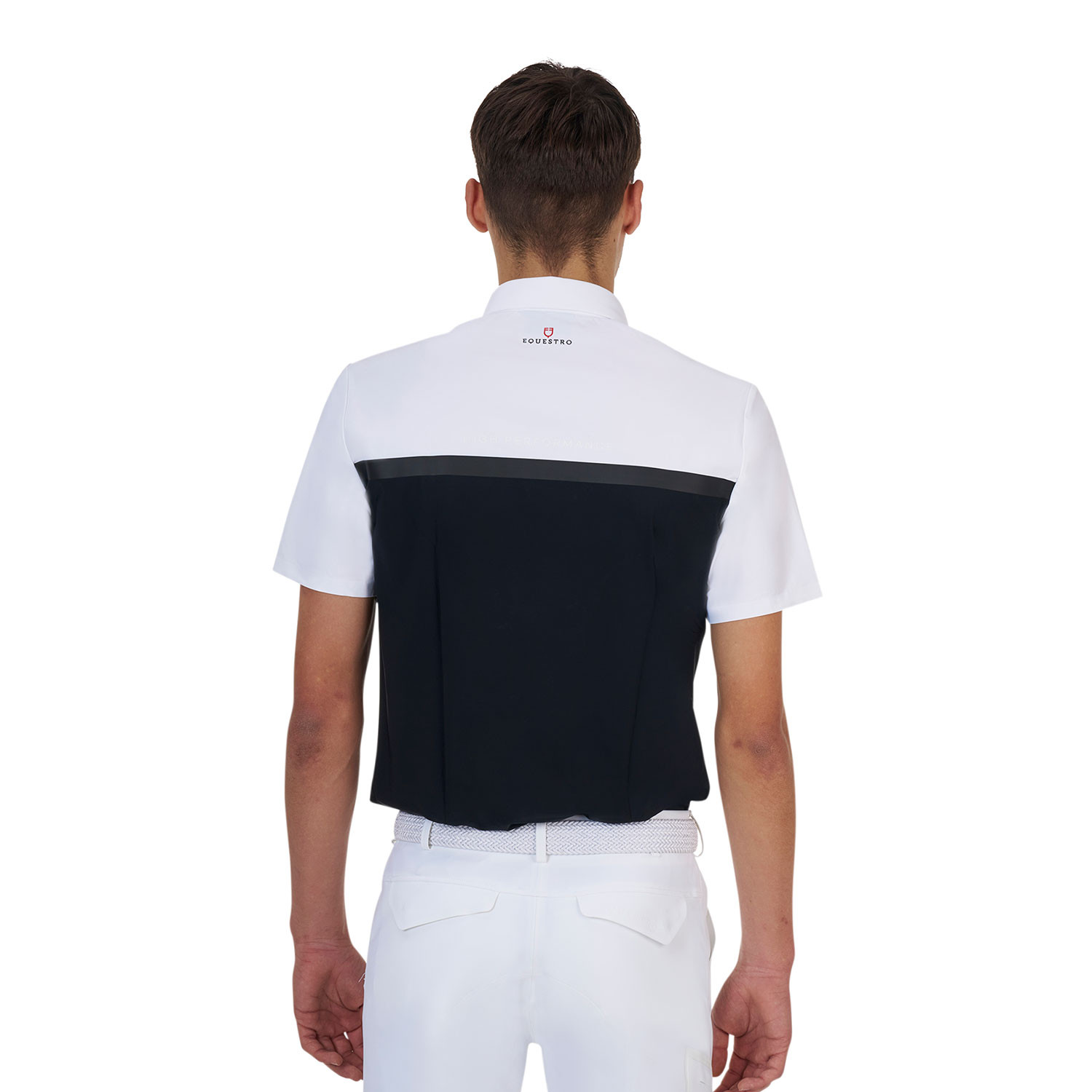 Herren-Turnierpoloshirt mit kurzen Ärmeln und Reißverschluss