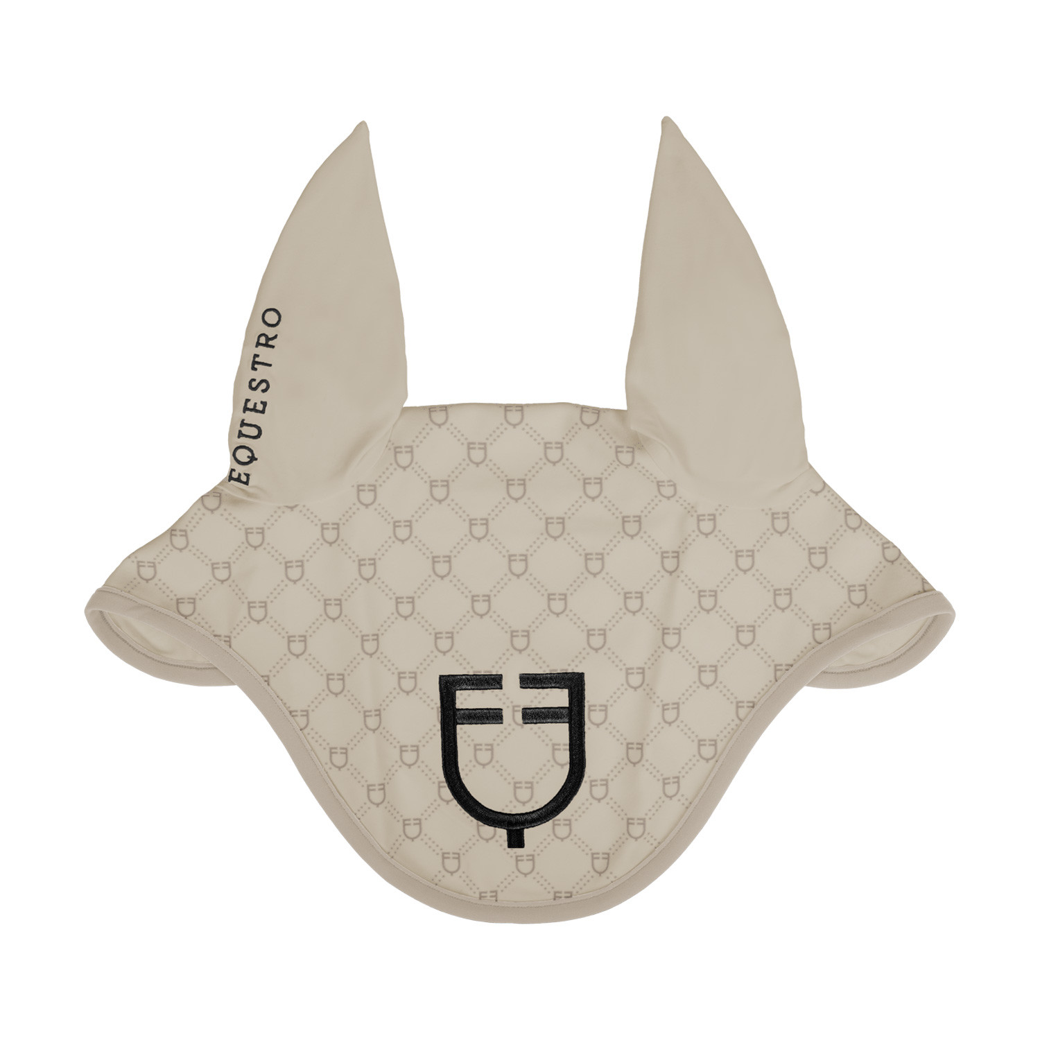 Fliegenhaube mit Monogramm-Print