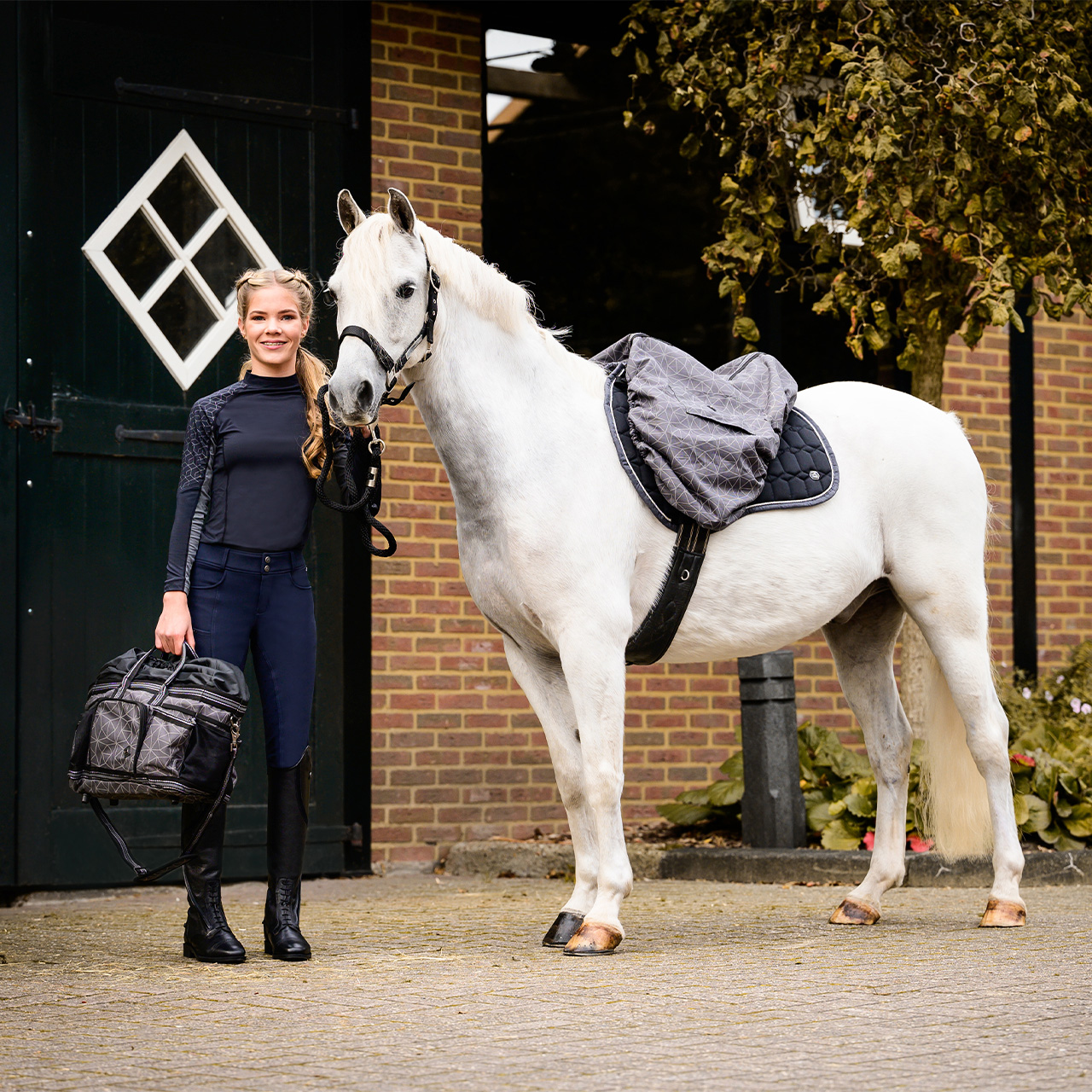 Reithose Lymee softshell Junior Vollbesatz