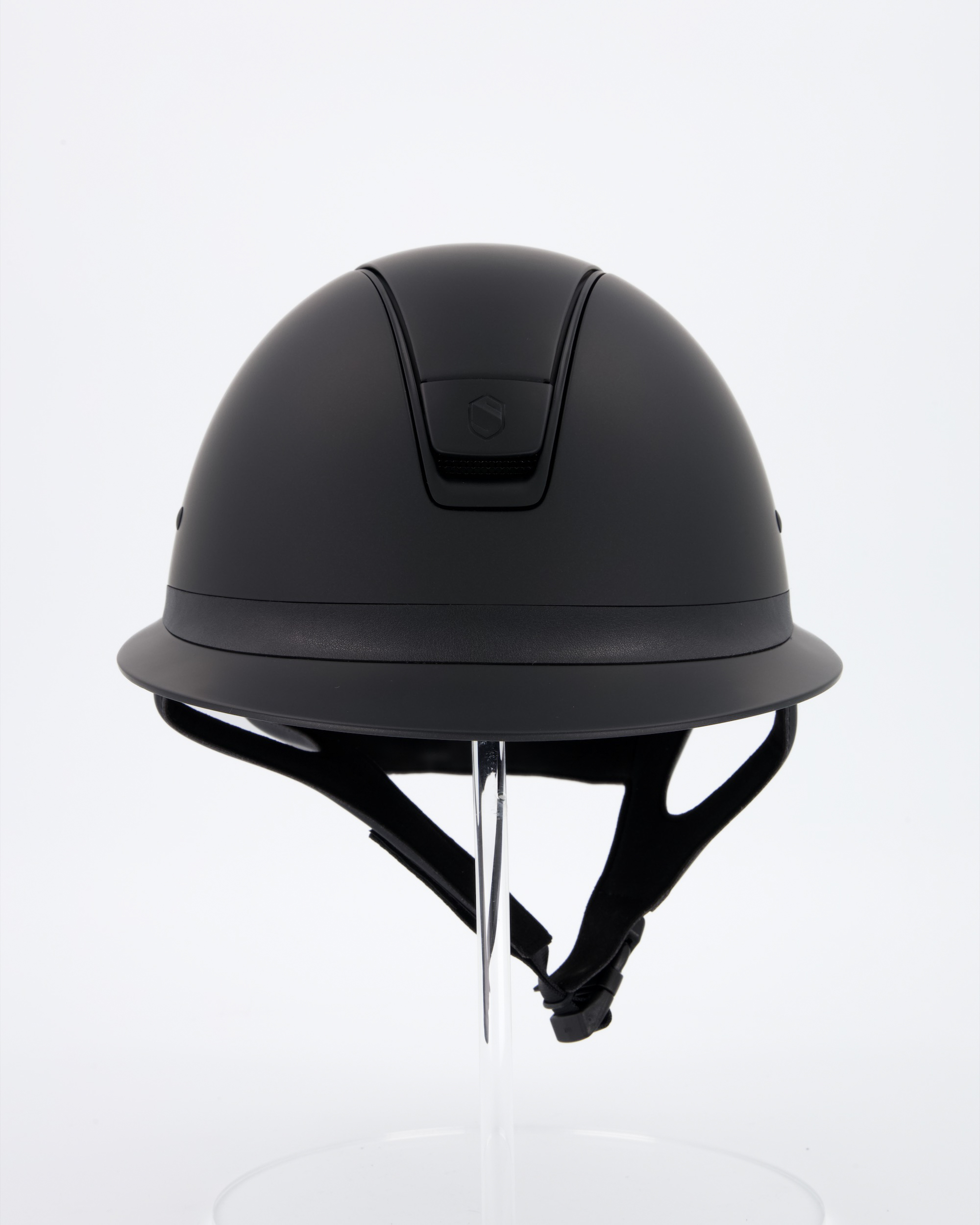Reithelm Miss Shield Shadowmatt Black, Top u. Frontal Band Shadowmatt Black, Trim Matt Black, Blason Matt Black