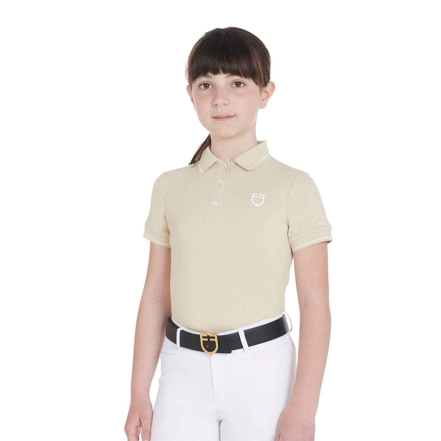 Kinder-Polo Slim Fit aus antibakteriellem Funktionsmaterial