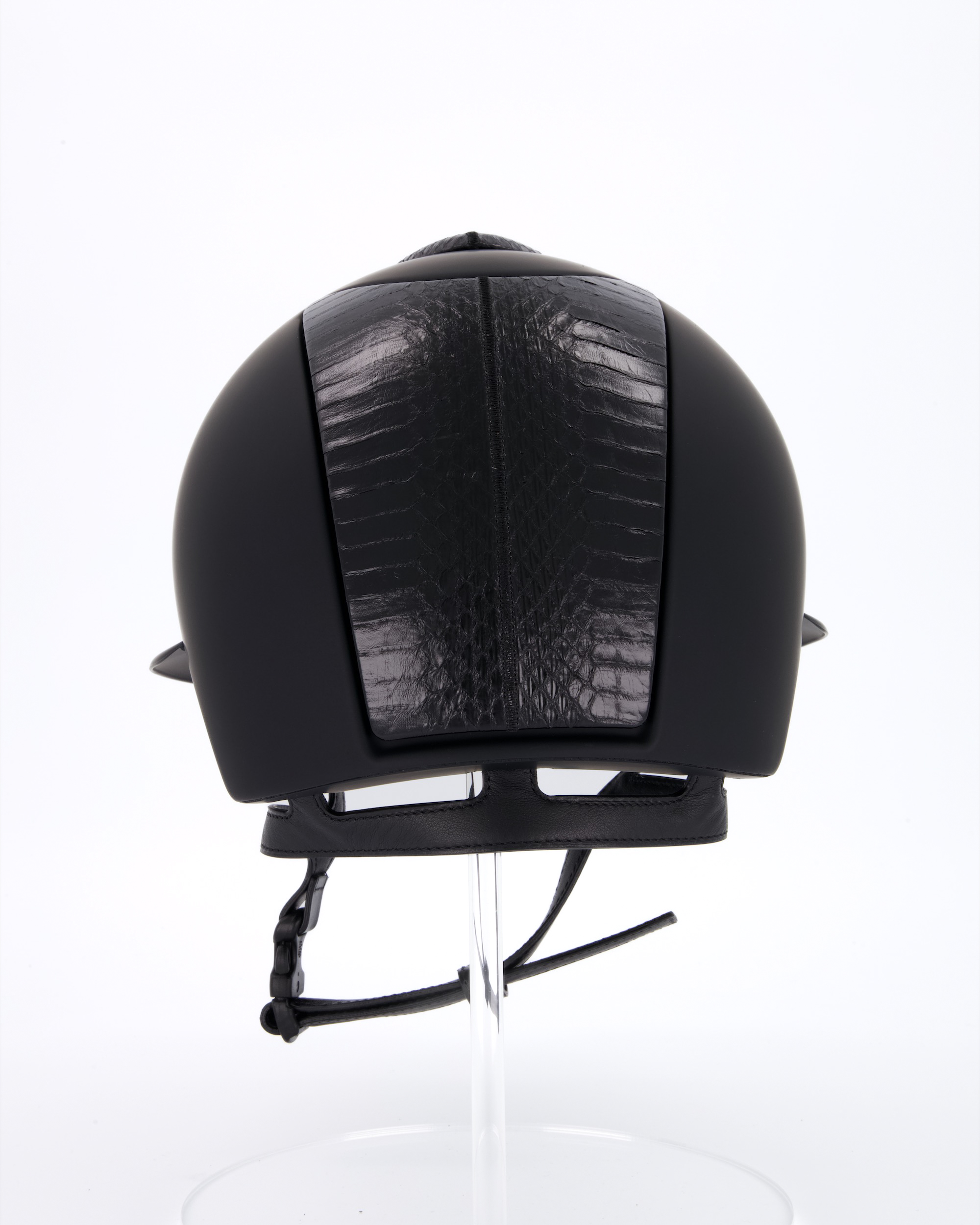 Reithelm Cromo 2.0 Polo Snake Matt in schwarz