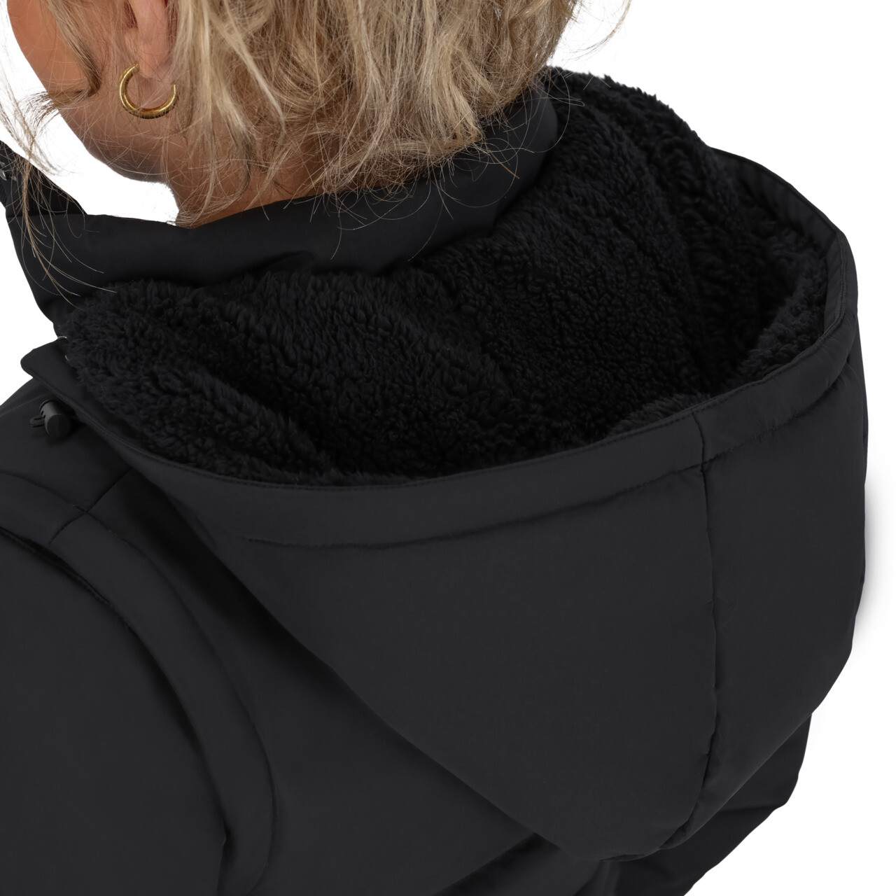 Rayah winter jacket with detachable sleeves