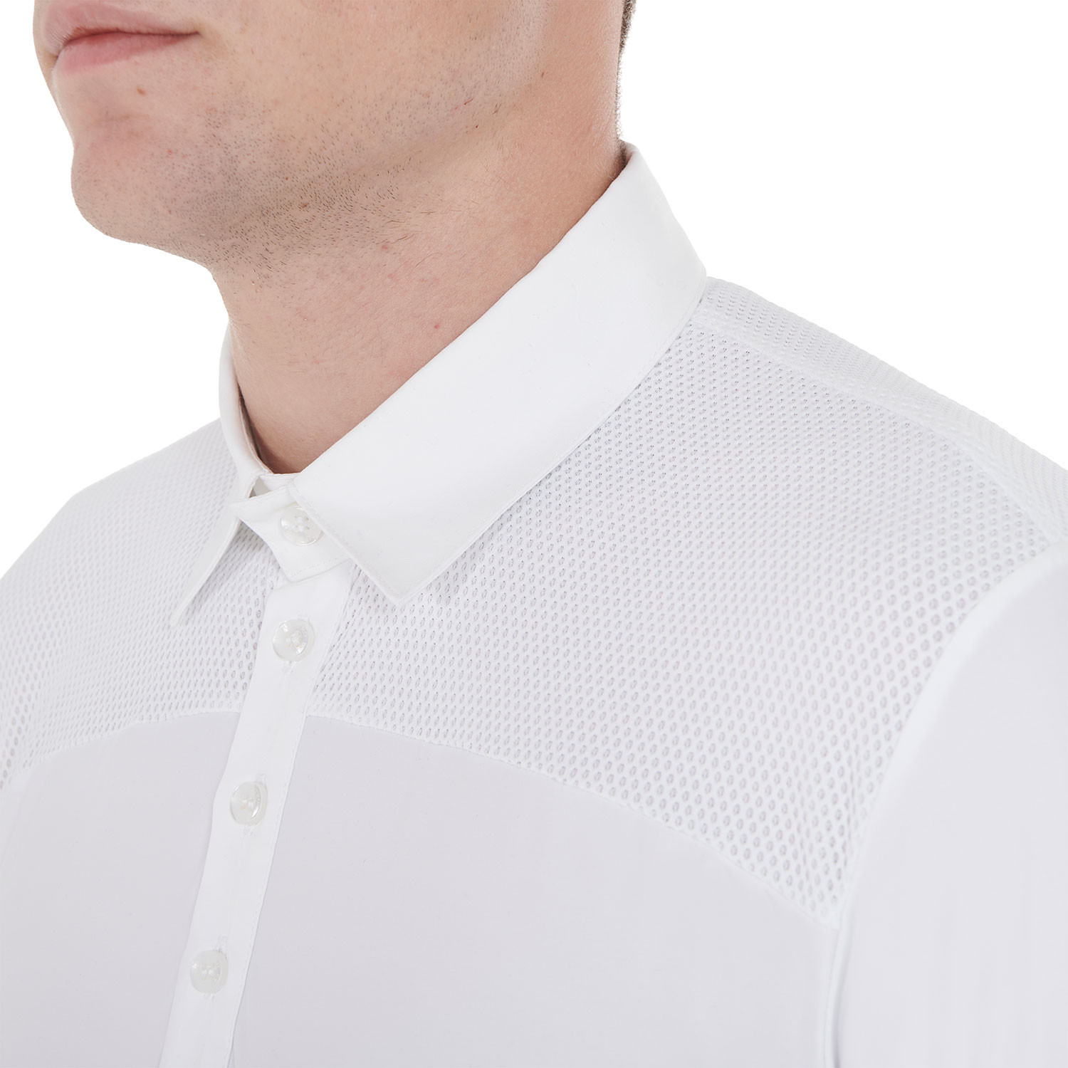 Langärmliges Herren-Turnierpolo