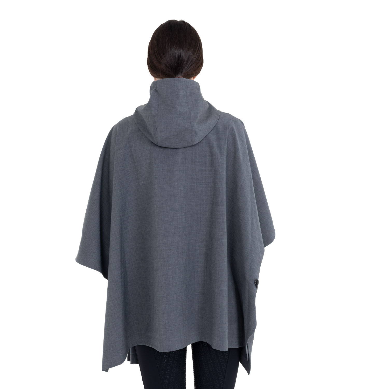 Regenabweisende Cape für Damen aus Wollmischung