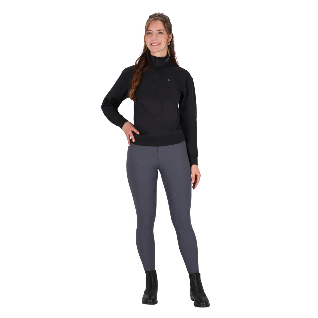 Pullover mit halbem Reißverschluss Livora