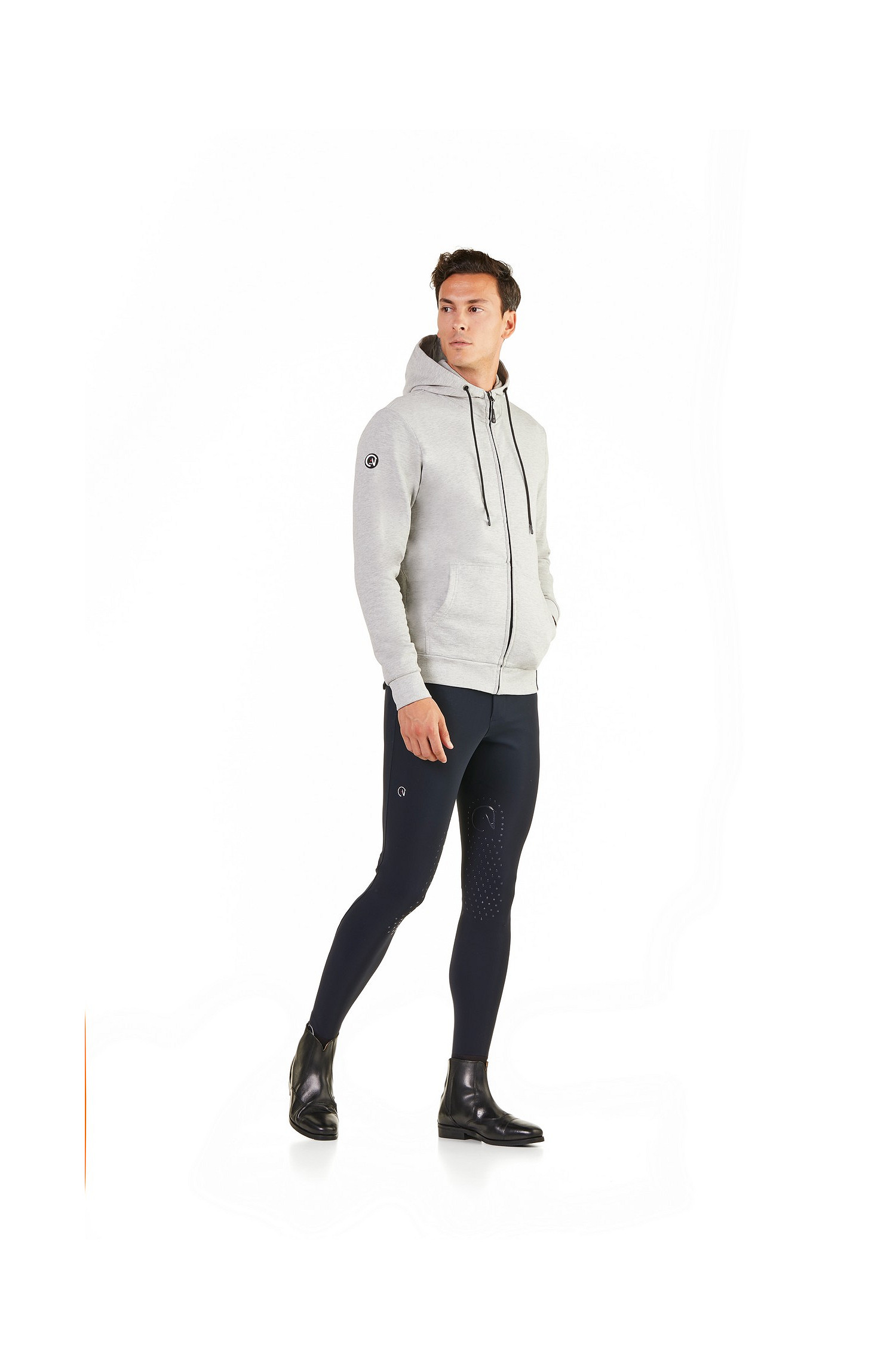 ZOW Sweatshirt Herren mit Kapuze und Reißverschluss, wasserabweisend