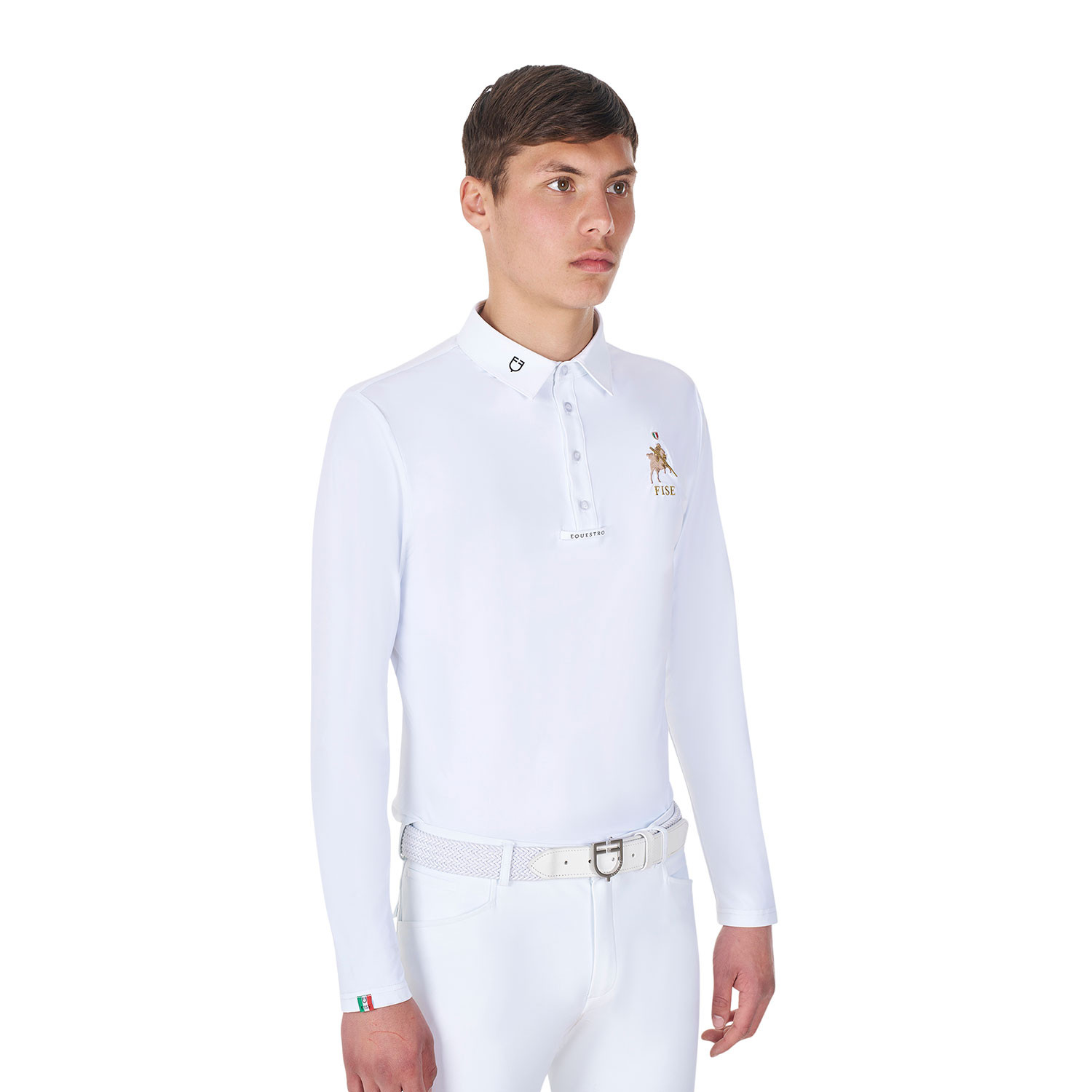 Langärmeliges Herren-Turnier-Poloshirt X FISE