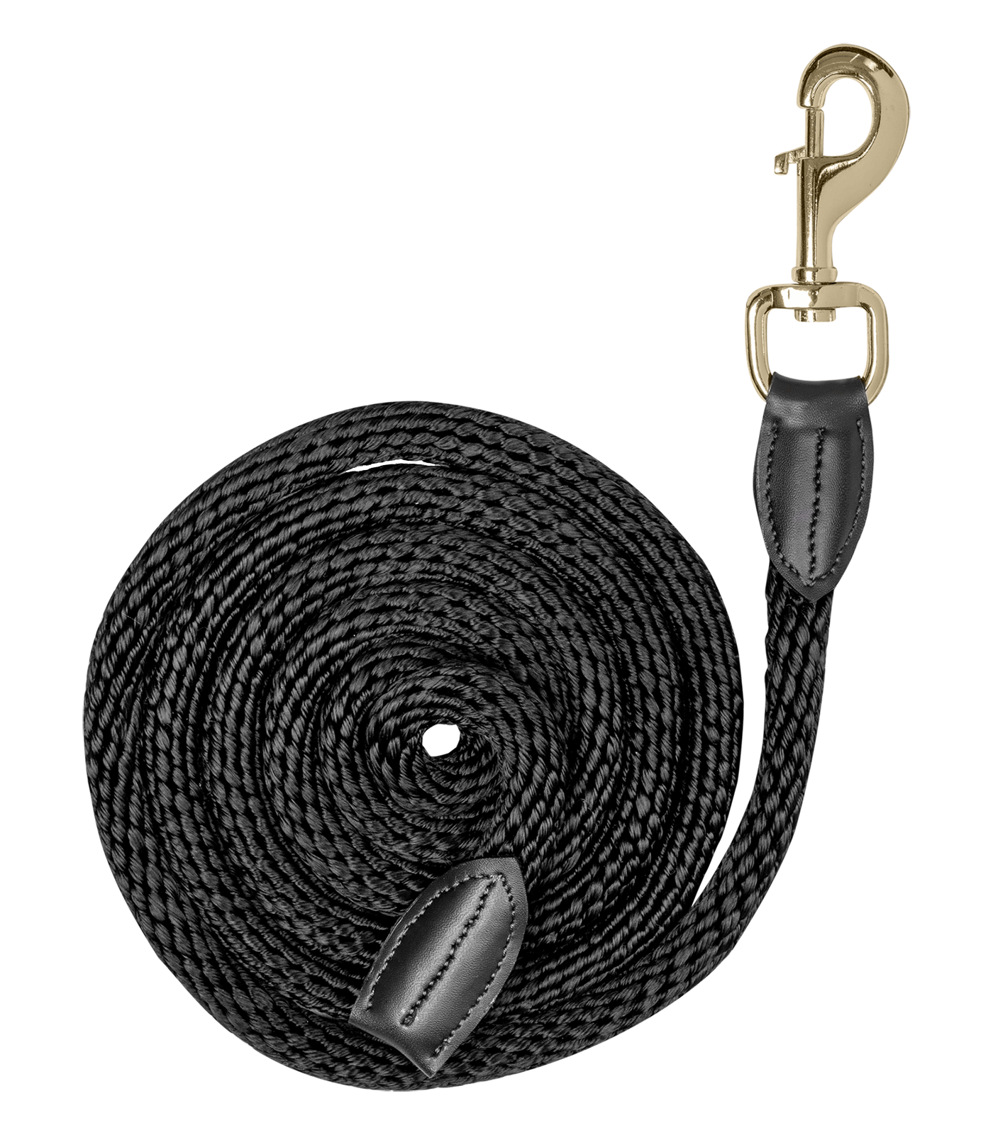 Führstrick Exclusive, Karabinerhaken, schwarz