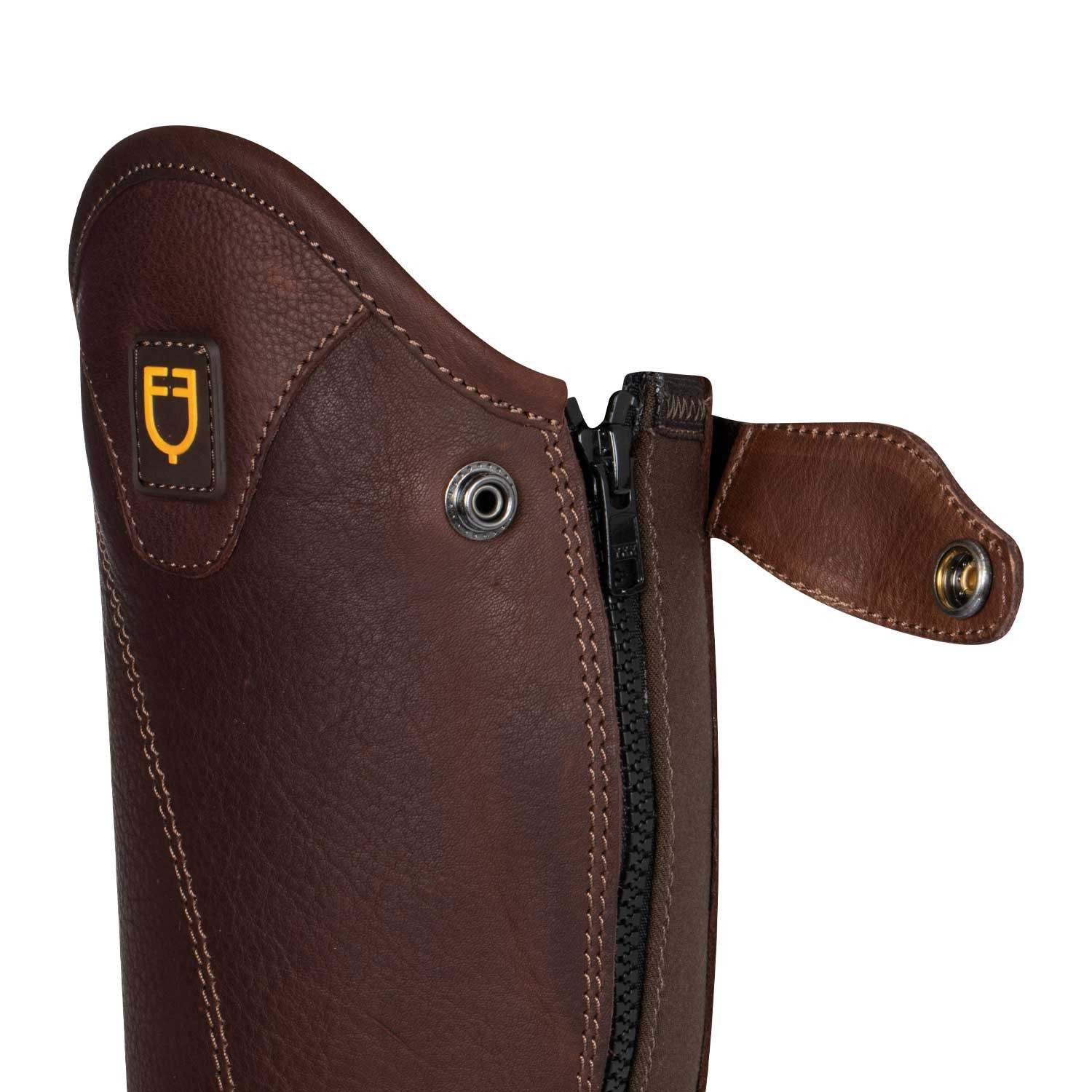 Unisex-Stiefeletten aus weichem Leder mit seitlichem Reißverschluss