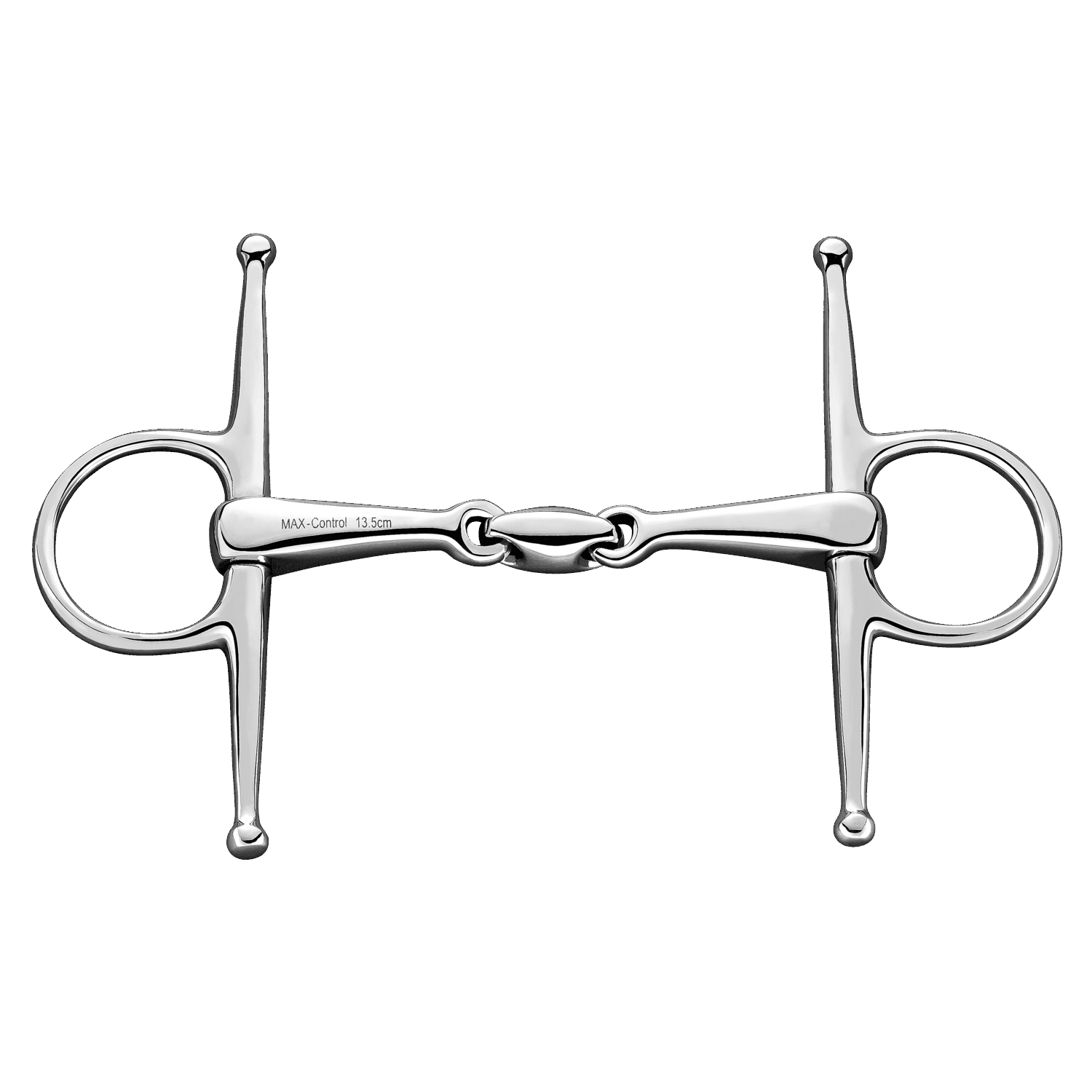 MAX-Control Schenkeltrense 16 mm mit Stangenwirkung - Edelstahl rostfrei