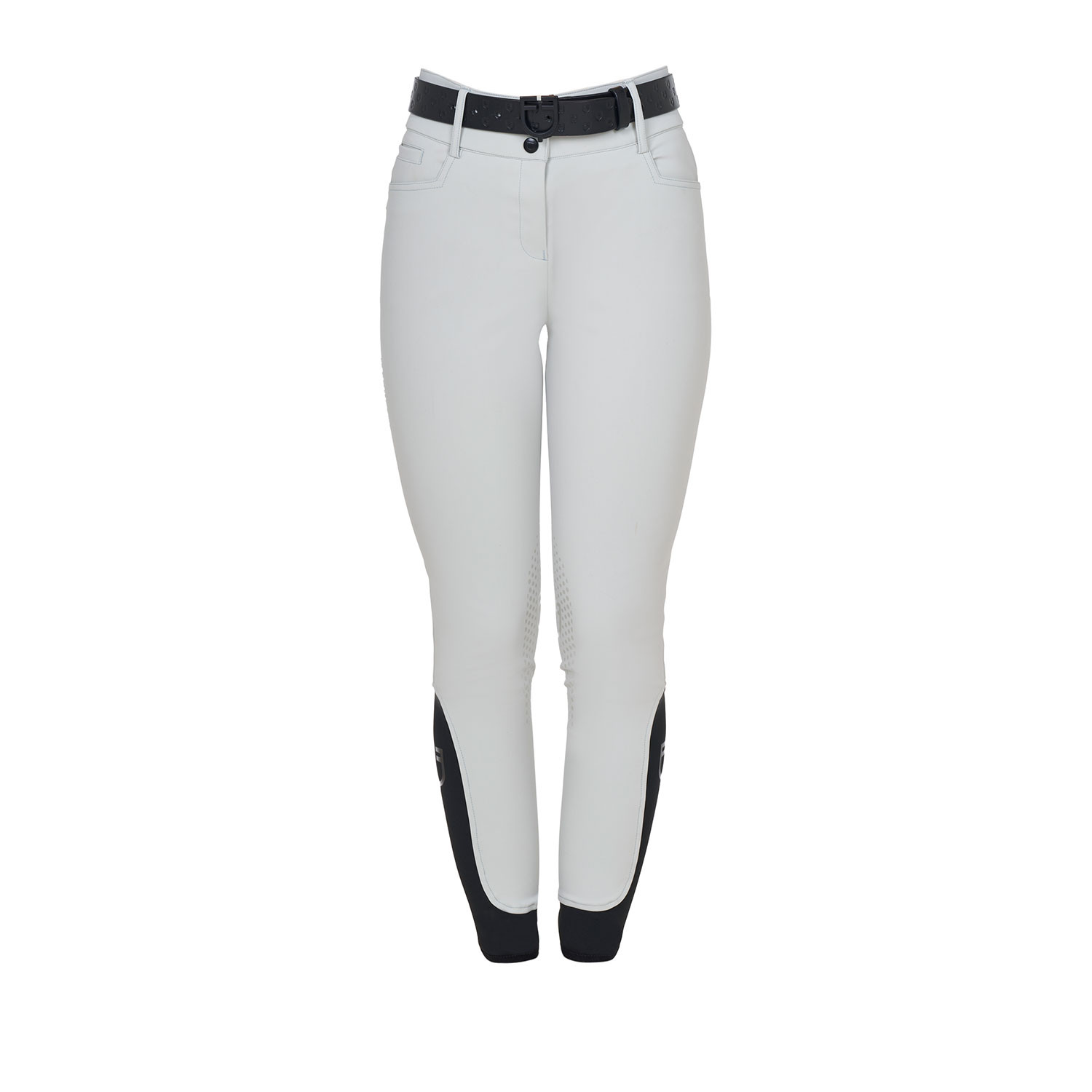 Damen-Reithose High Waist mit Strass-Logo