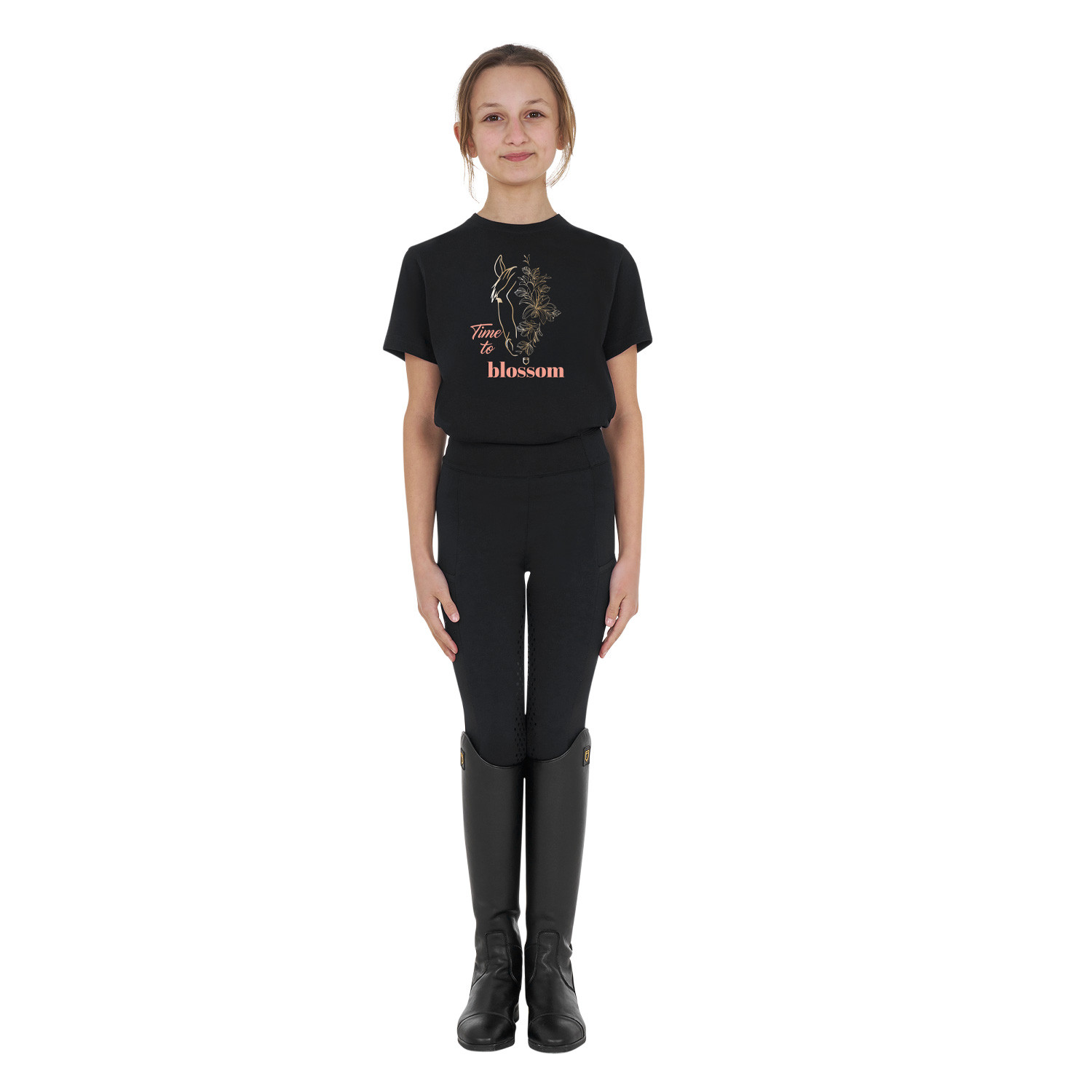 Baumwoll-T-Shirt Time to Blossom für Mädchen