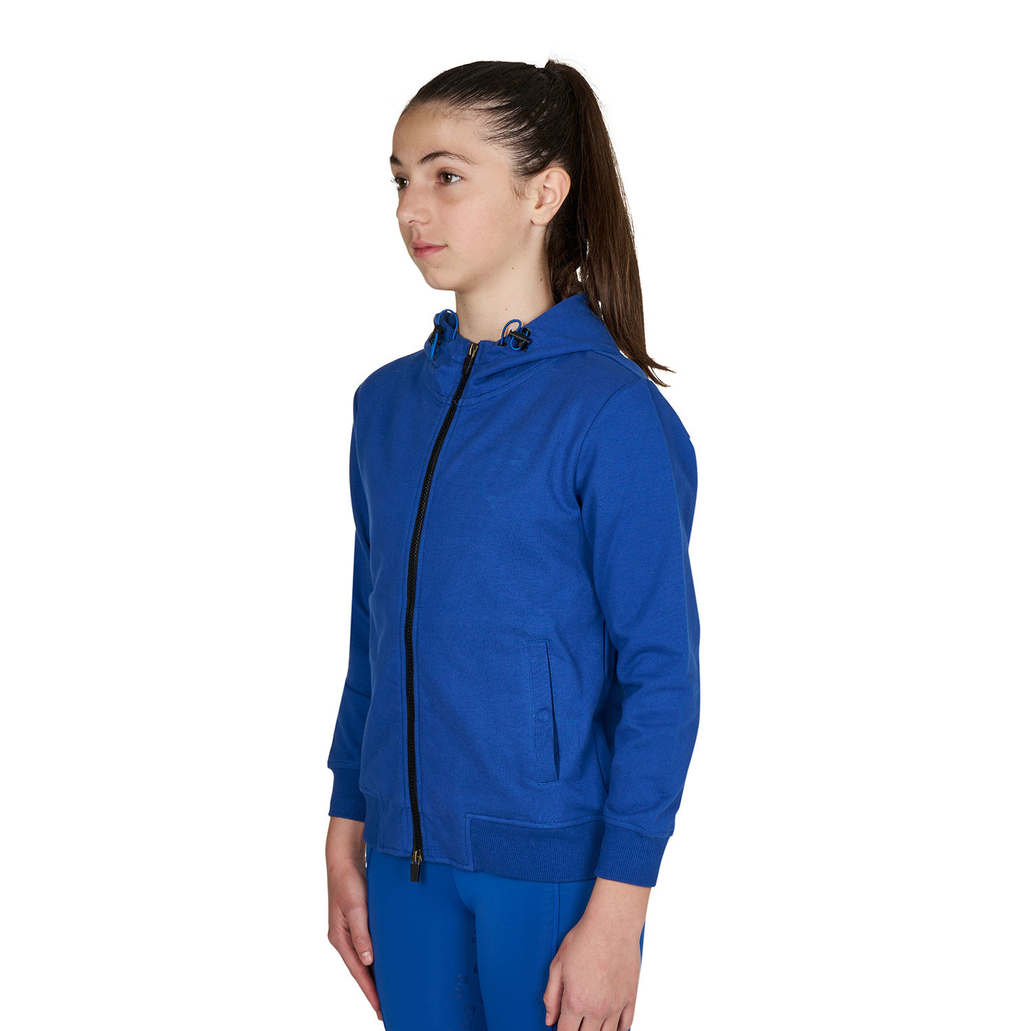 Unisex-Kapuzensweatshirt für Kinder mit Frontreißverschluss