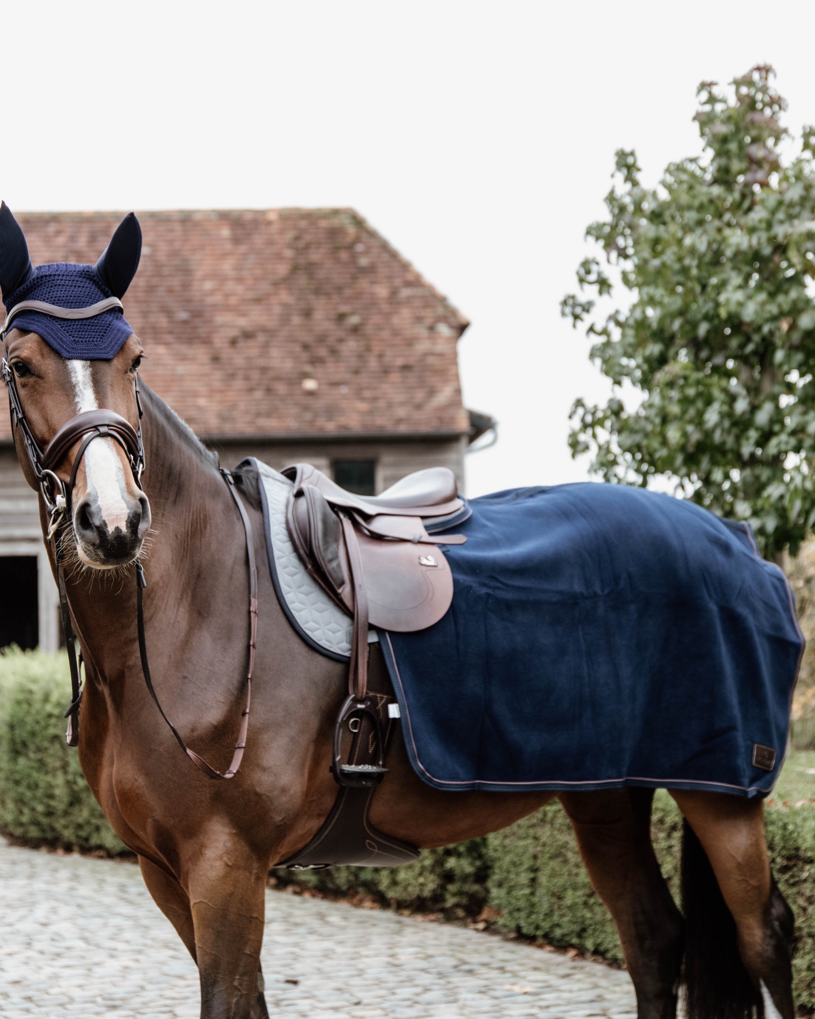 Riding rug square heavy fleece