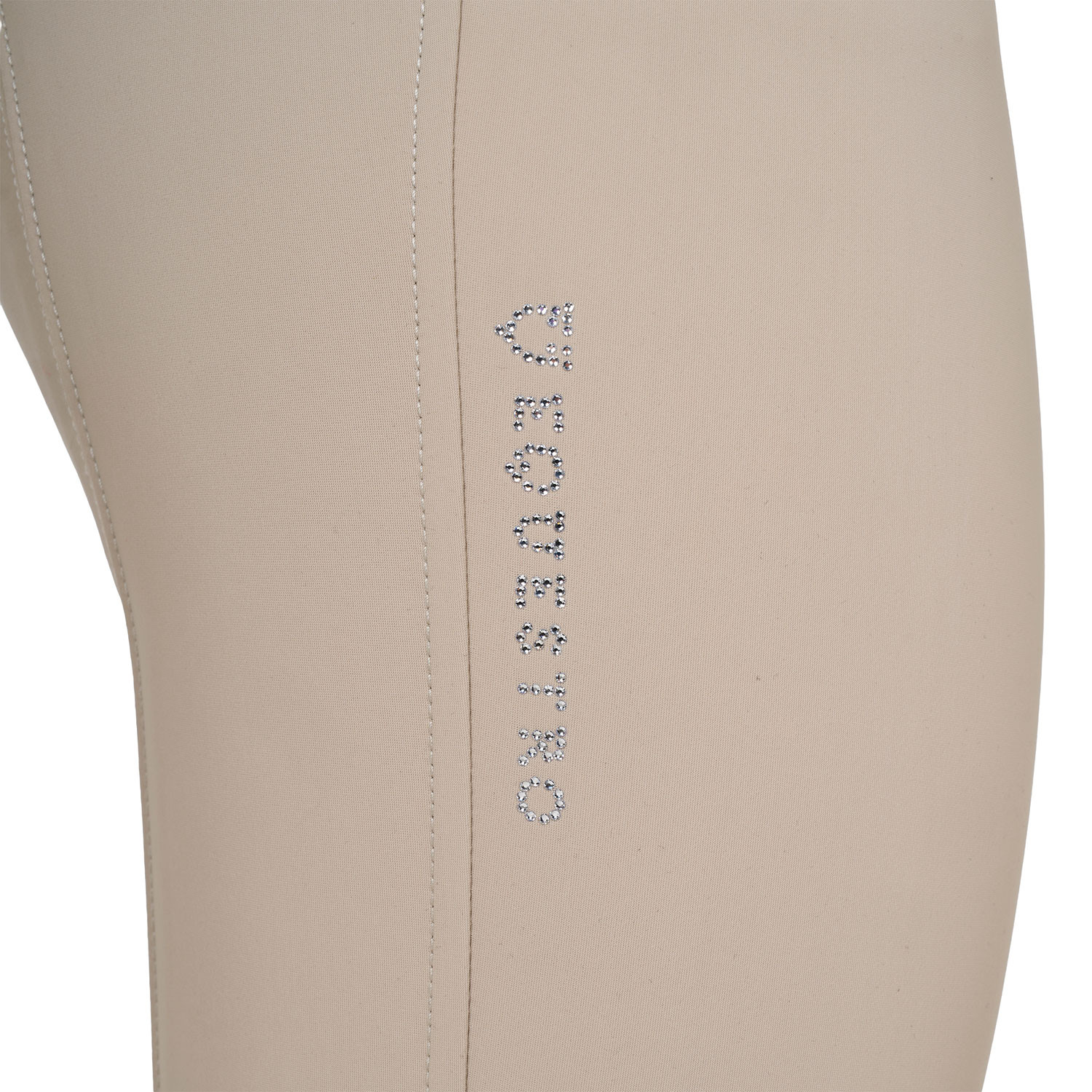 Damen-Reithose High Waist mit Strass-Logo