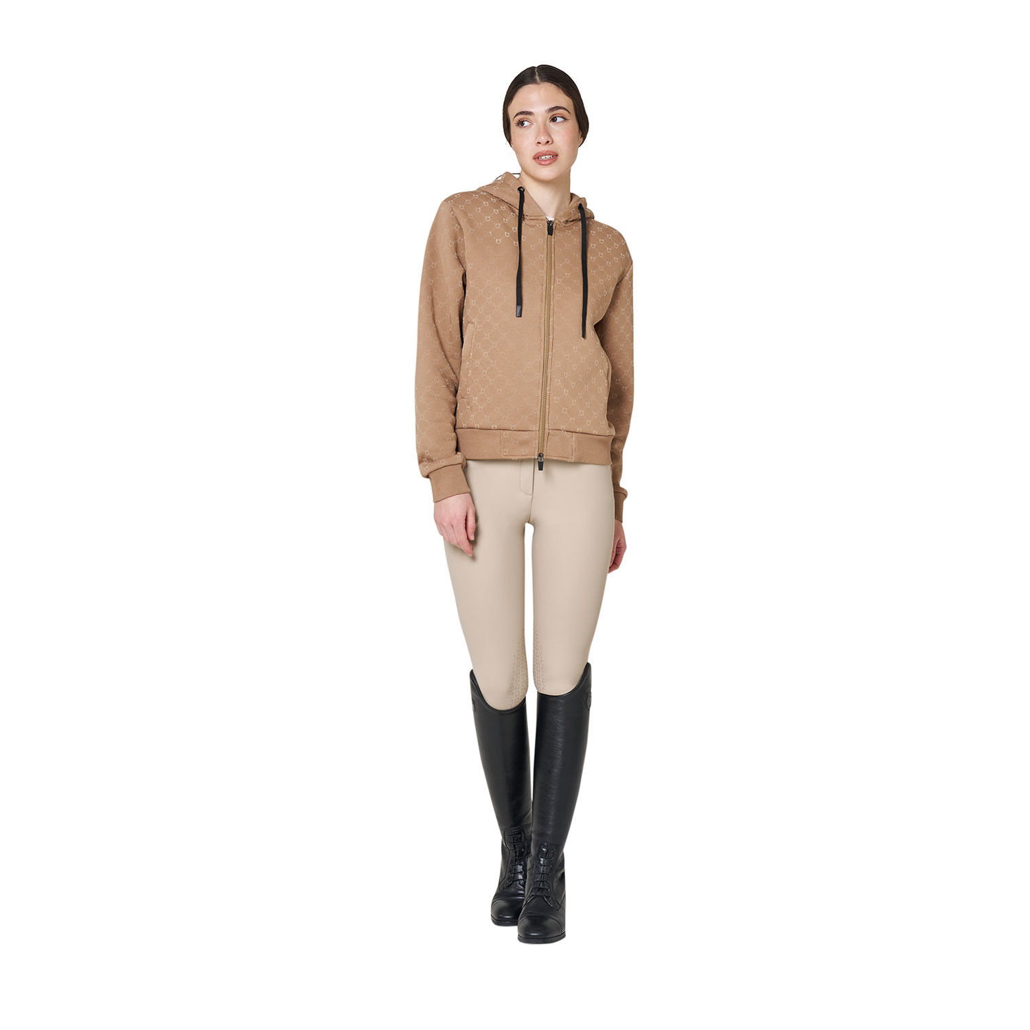 Kapuzensweatshirt für Damen mit Monogramm