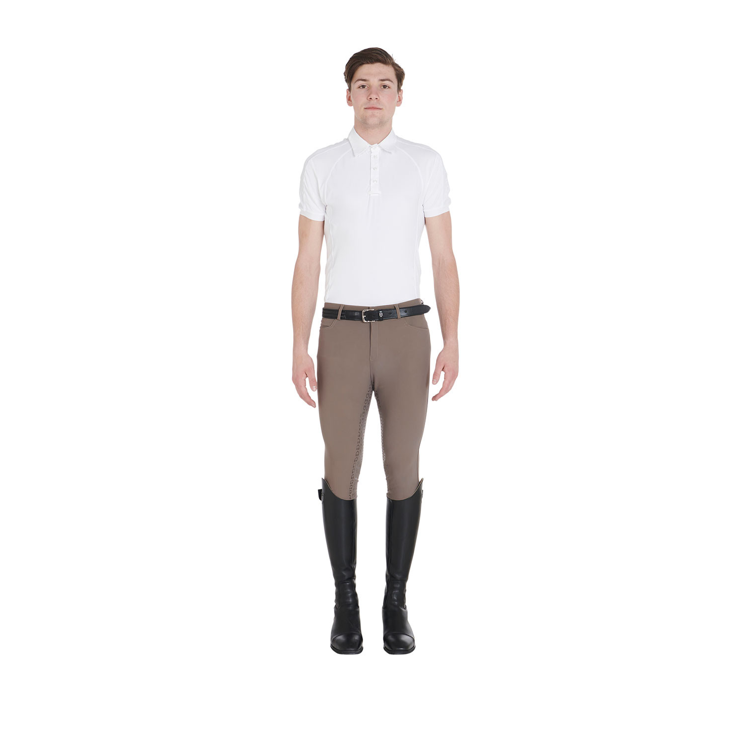 Herren-Reithose Slim Fit mit Vollbesatz