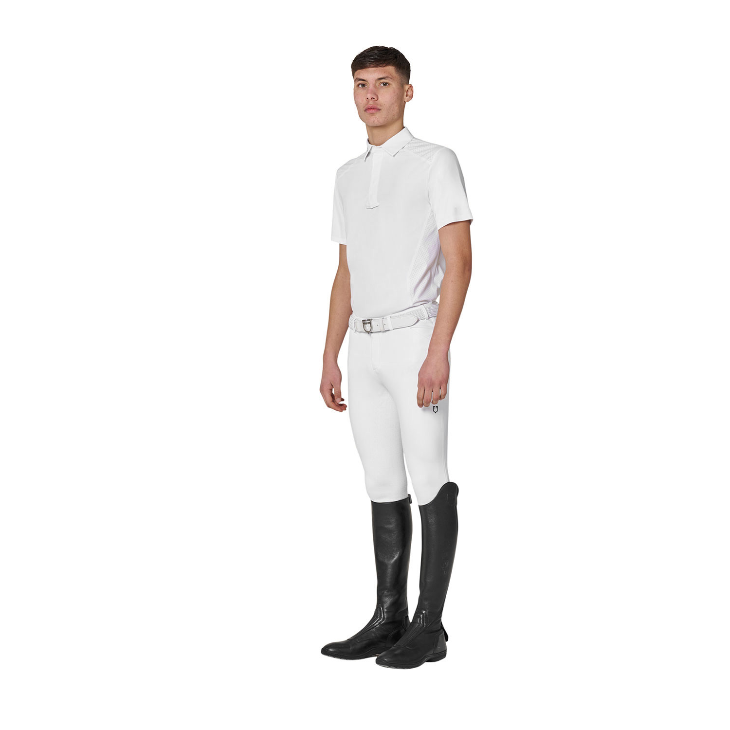 Schmal geschnittene Ridertechnology Herren-Reithose mit Vollbesatz