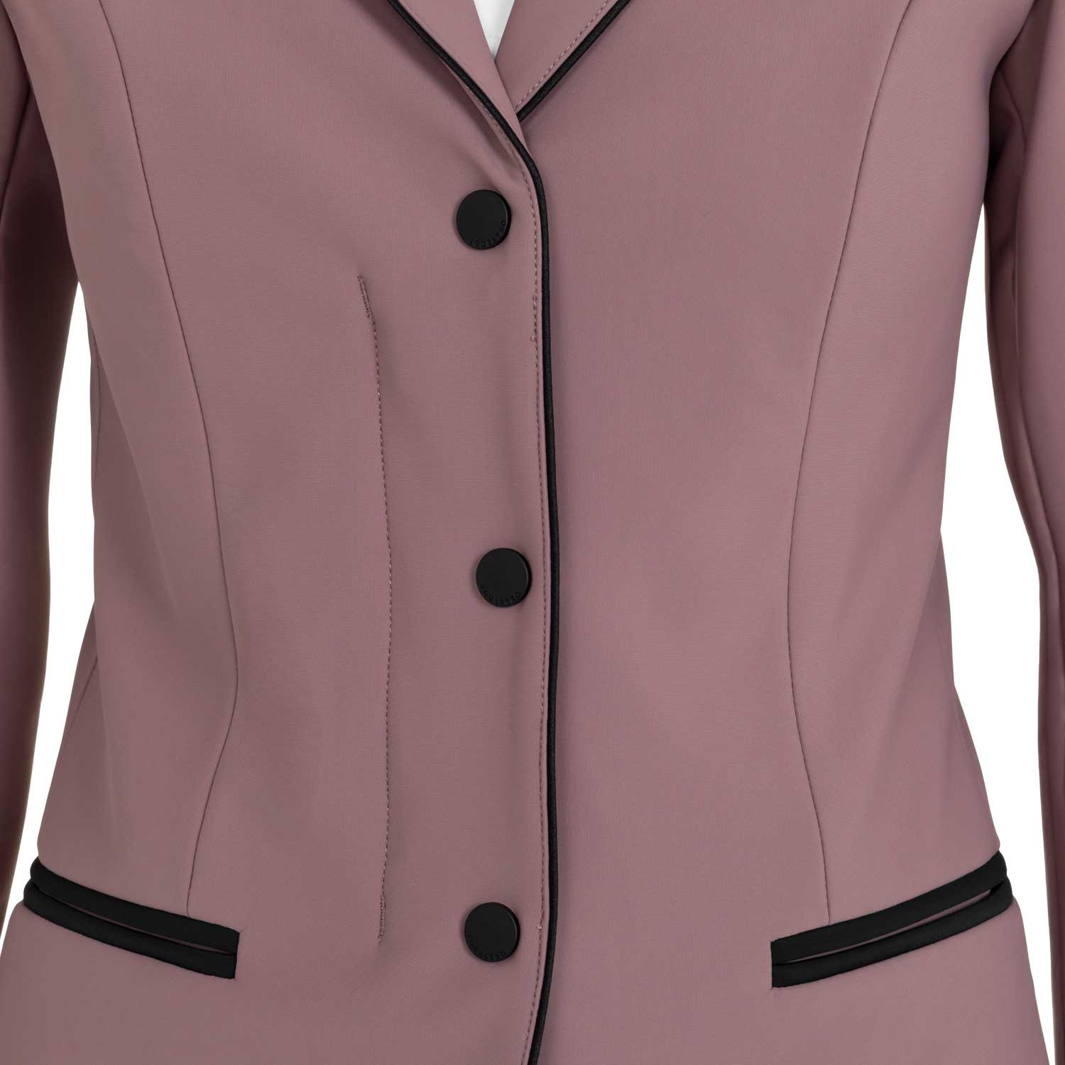 Damen-Turnierjacket mit Reißverschluss und Knöpfen