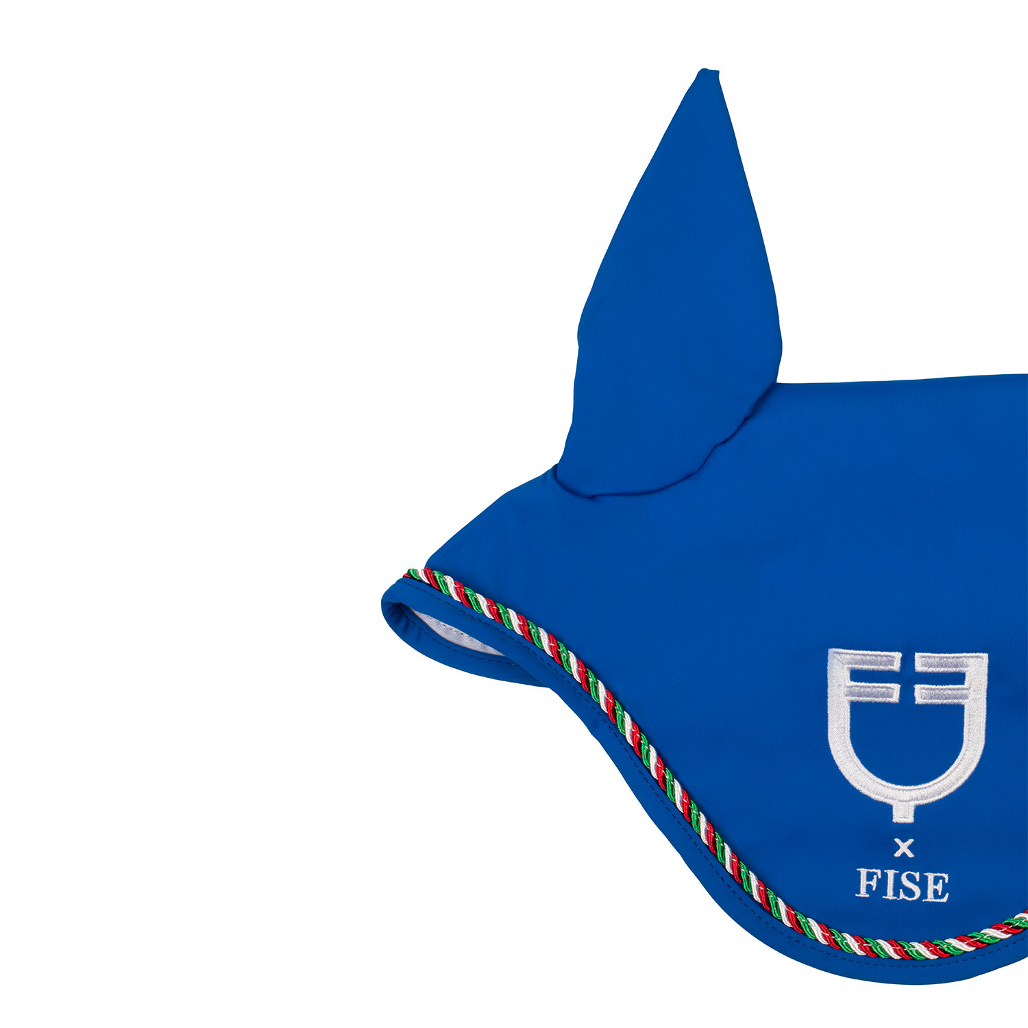 Fliegenhaube mit Italien-Flaggen-Paspel X FISE