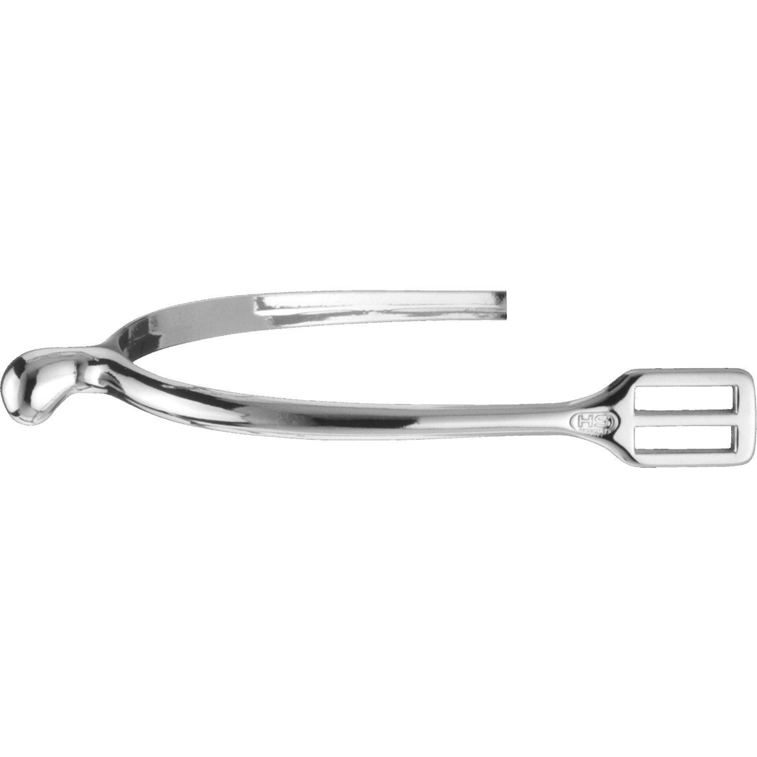 Children's spurs chrome-plated, 15mm, drop-shaped 