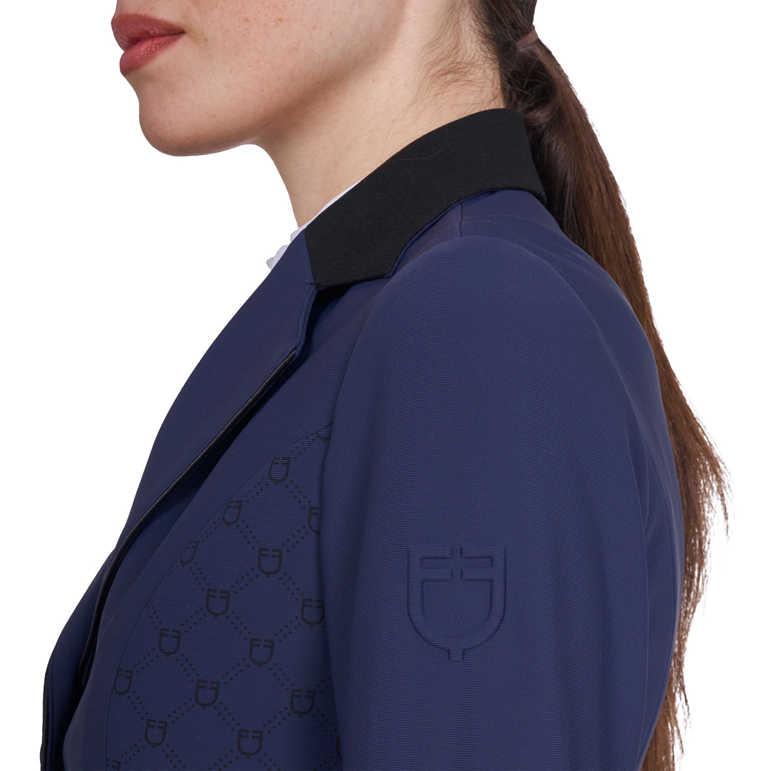 Damen-Turnierjackett mit Monogramm und drei Knöpfen