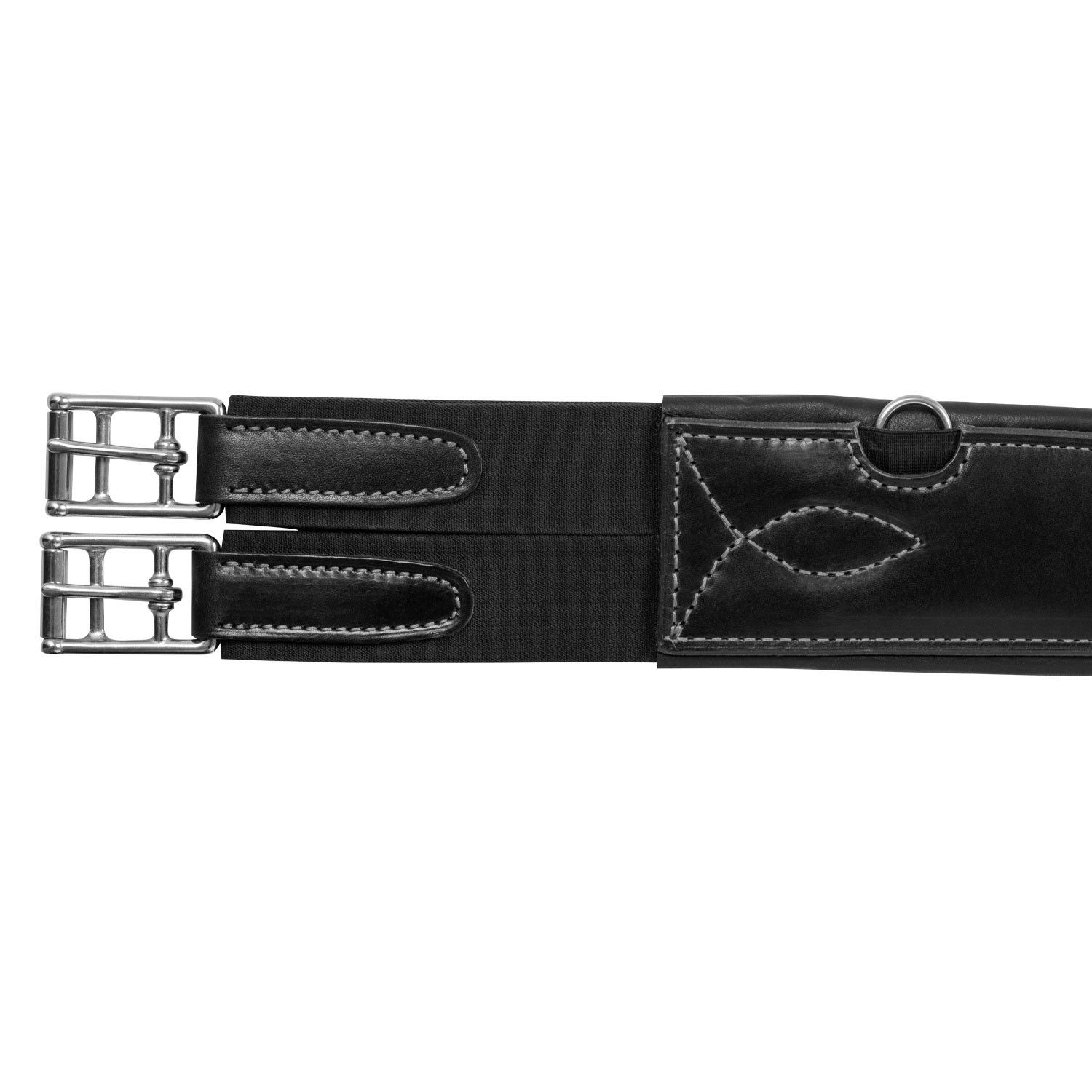 Anatomischer Springsattelgurt Kalbsleder