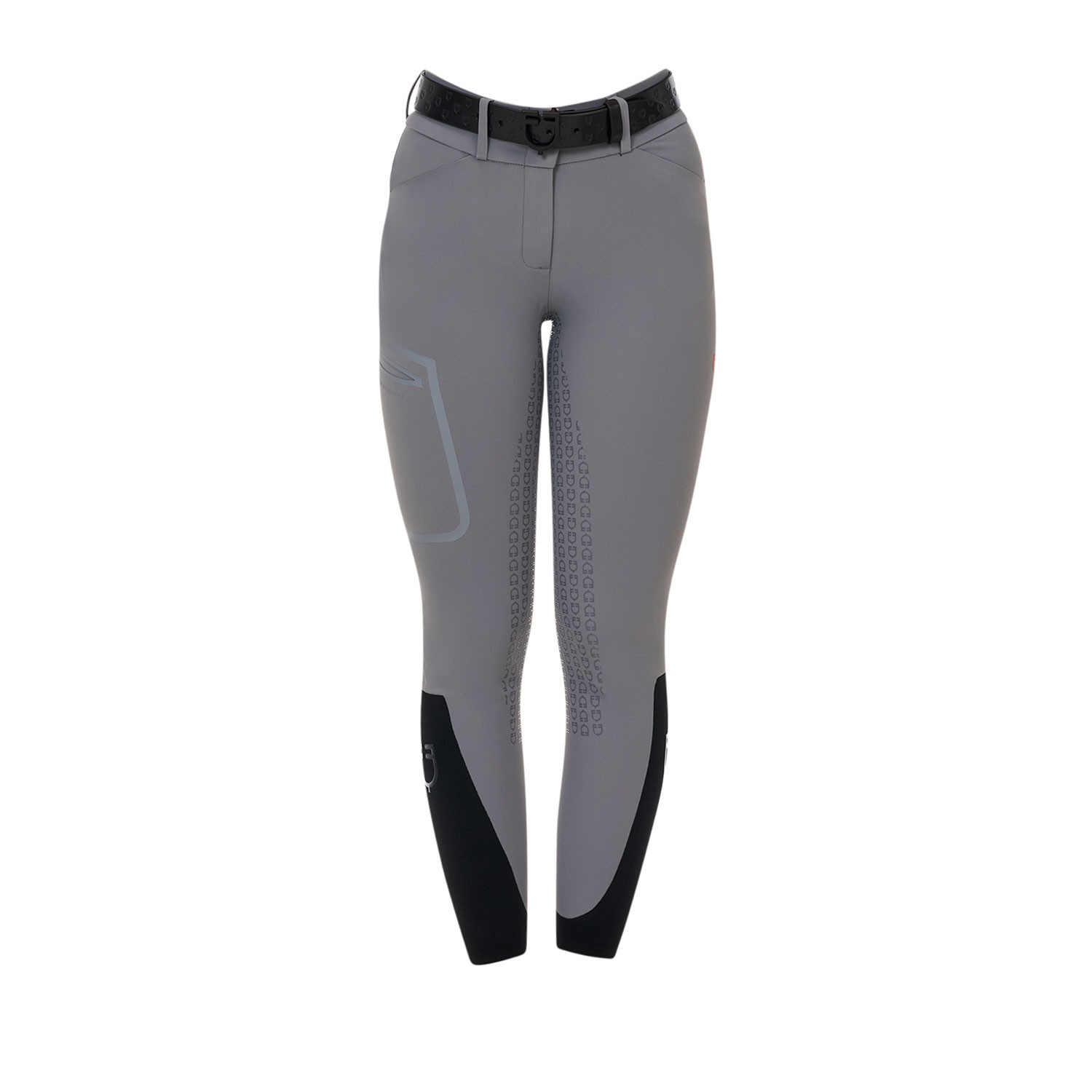 Damen-Reithose mit hohem Bund und Vollbesatz