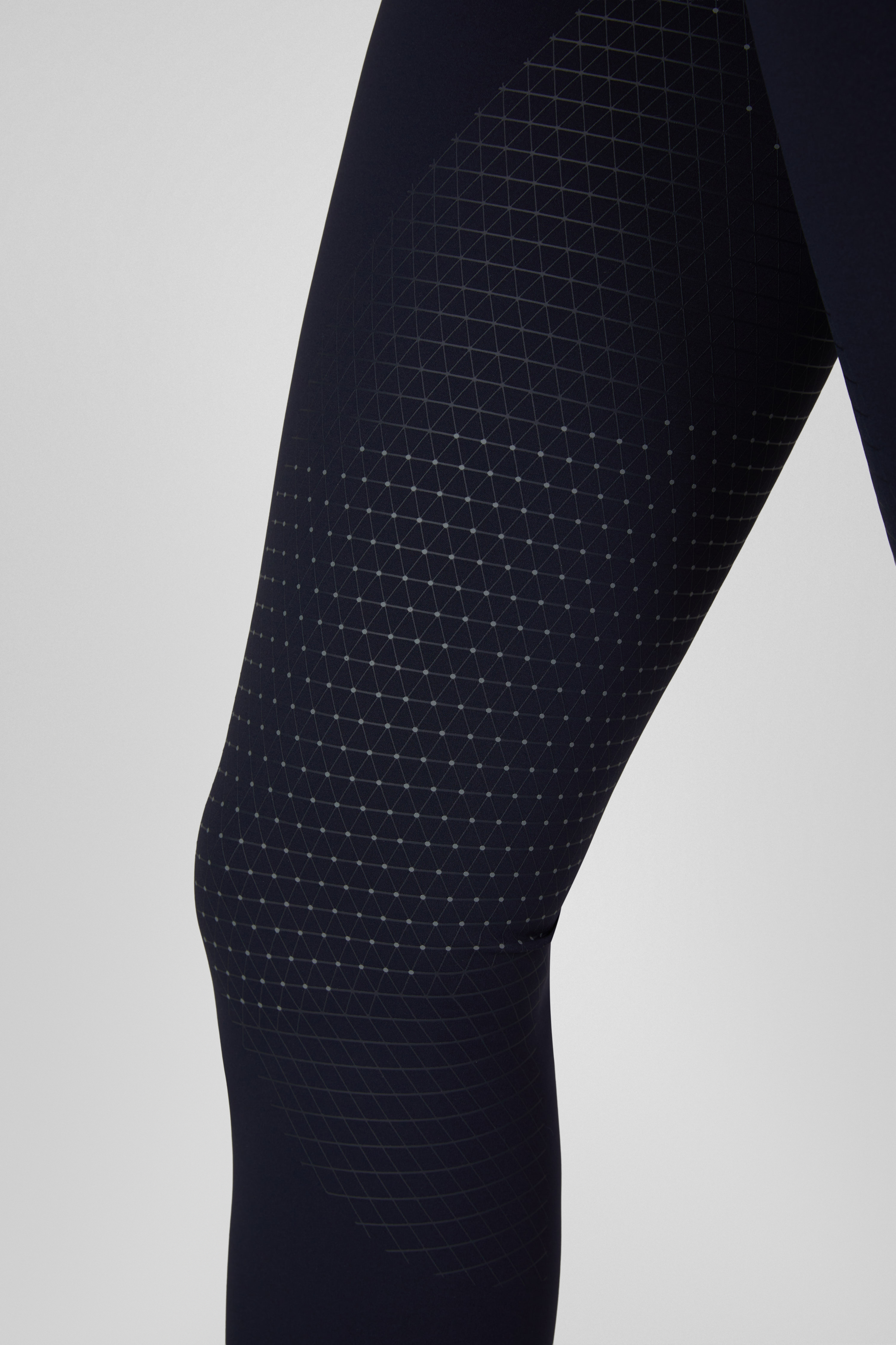 Reithose Damen YELLA Matrix Highwaist GripTec Vollgrip in nightblue