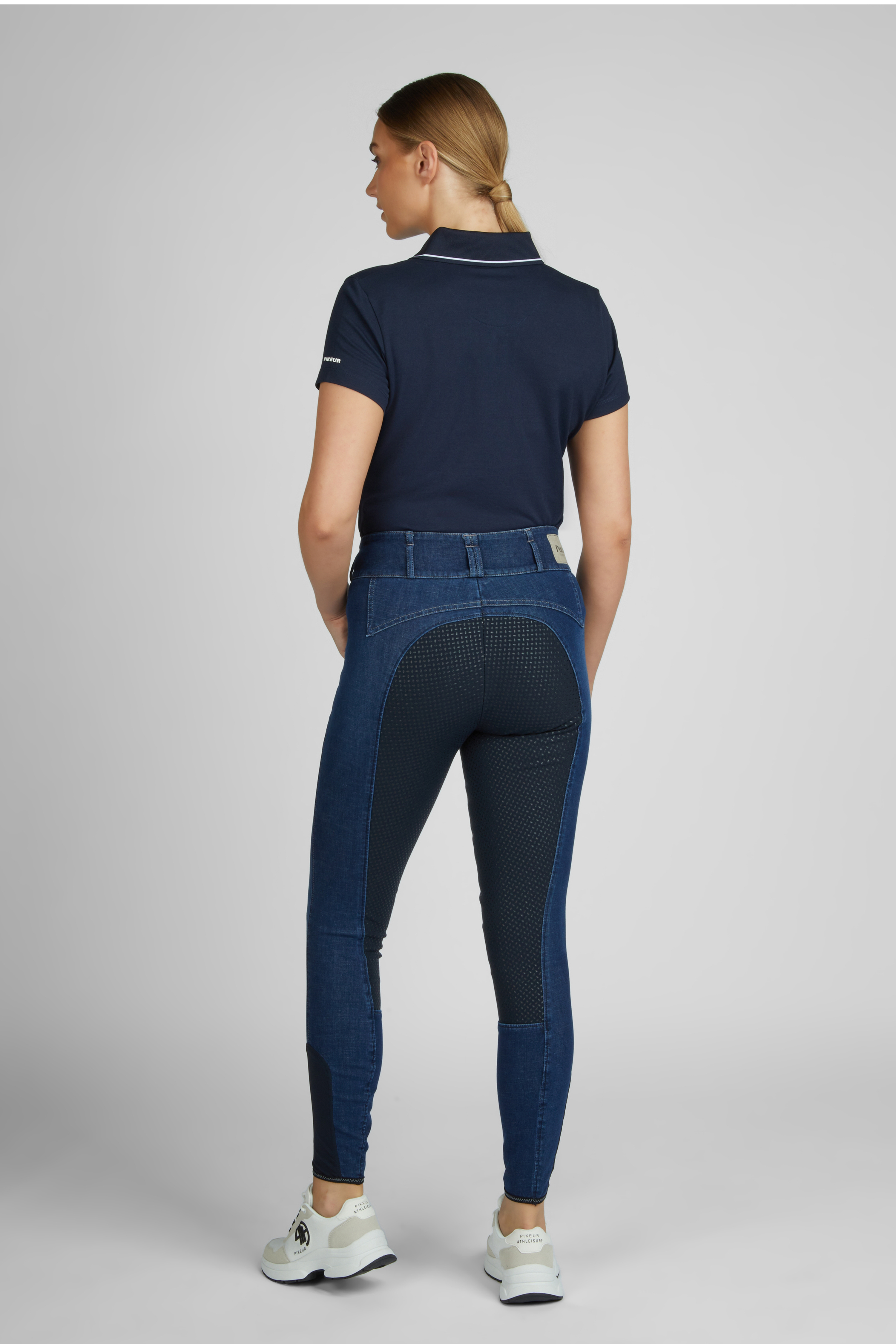 Reithose Damen Candela Jeans Vollgrip