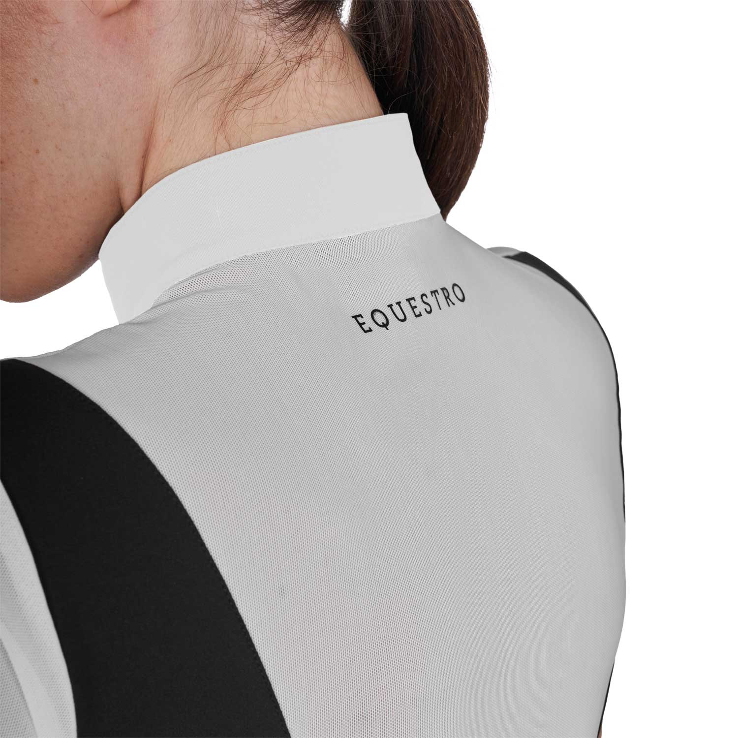 Damen-Trainingspolo mit Mesh-Einsätzen