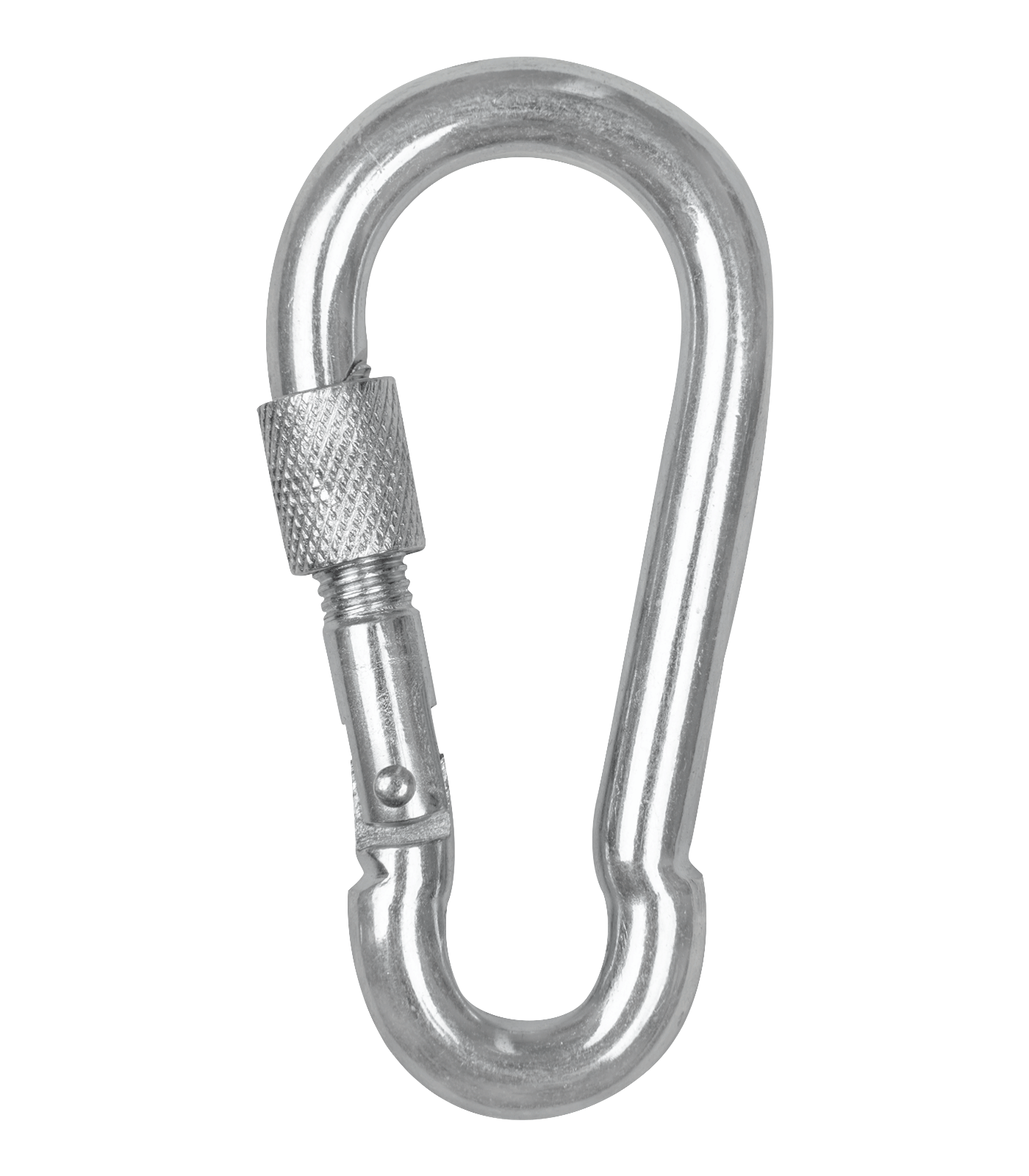 Safety Carabiner with screw cap 9cm