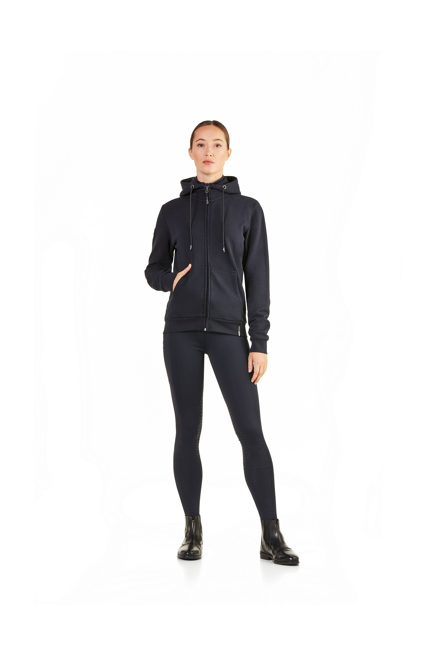 ZOW Sweatshirt Damen mit Kapuze und Reißverschluss, wasserabweisend