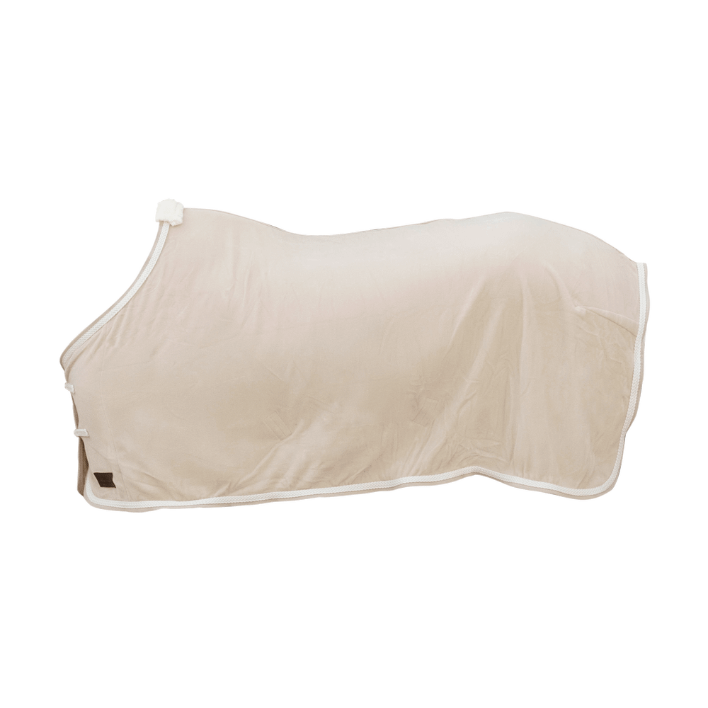 Abschwitzdecke Fleece geflochtene Kordel